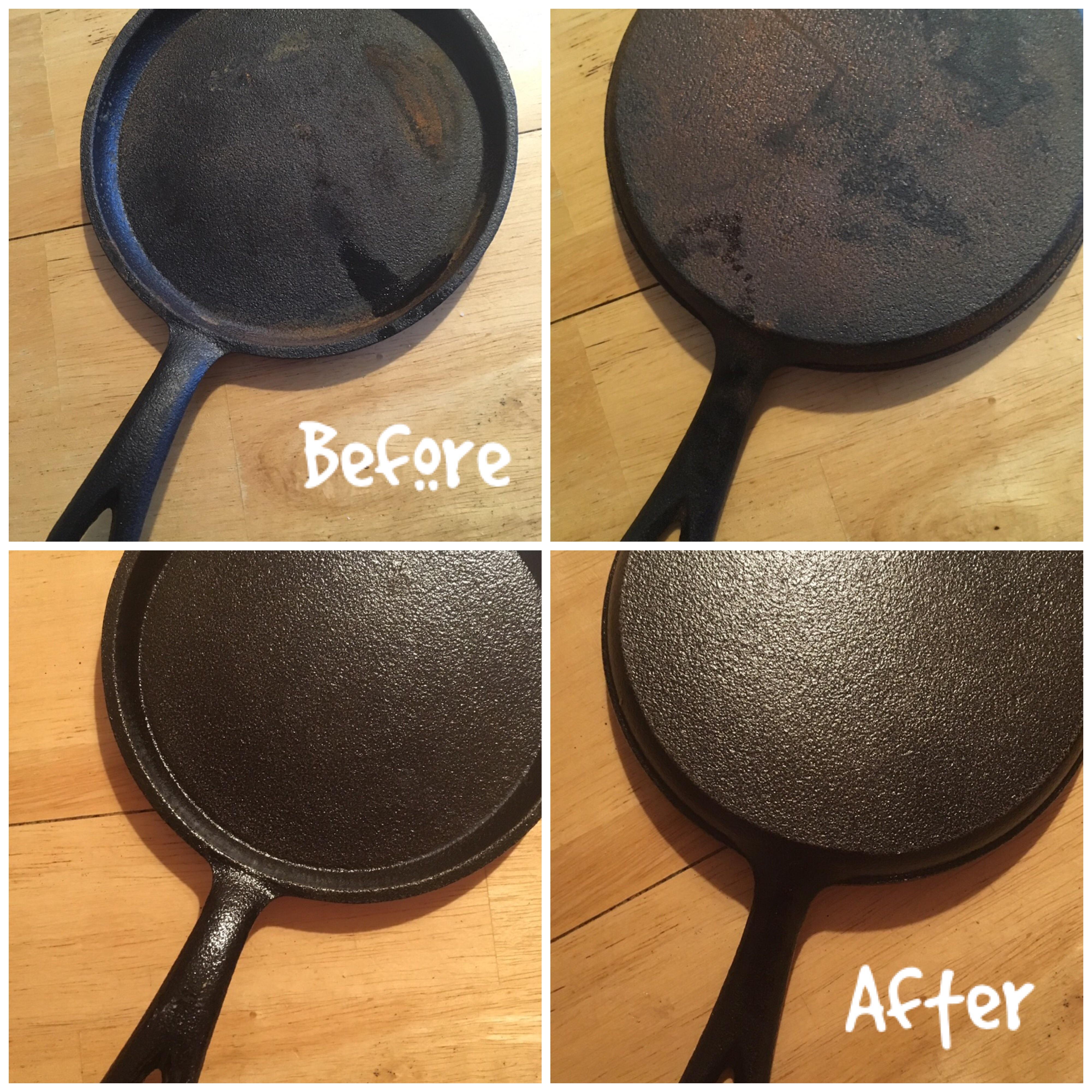 My first time restoring a cast iron pan! Now, any storage suggestions
