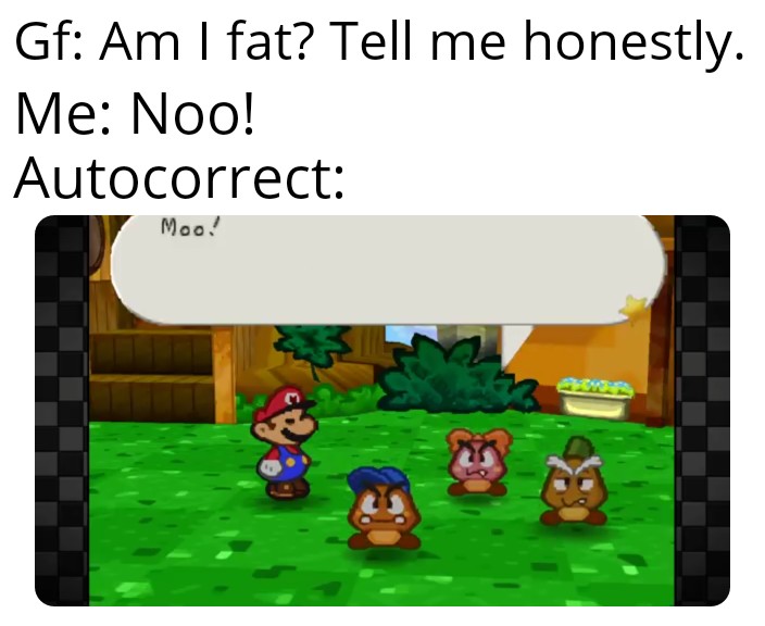 From Badly translated Paper Mario. memes