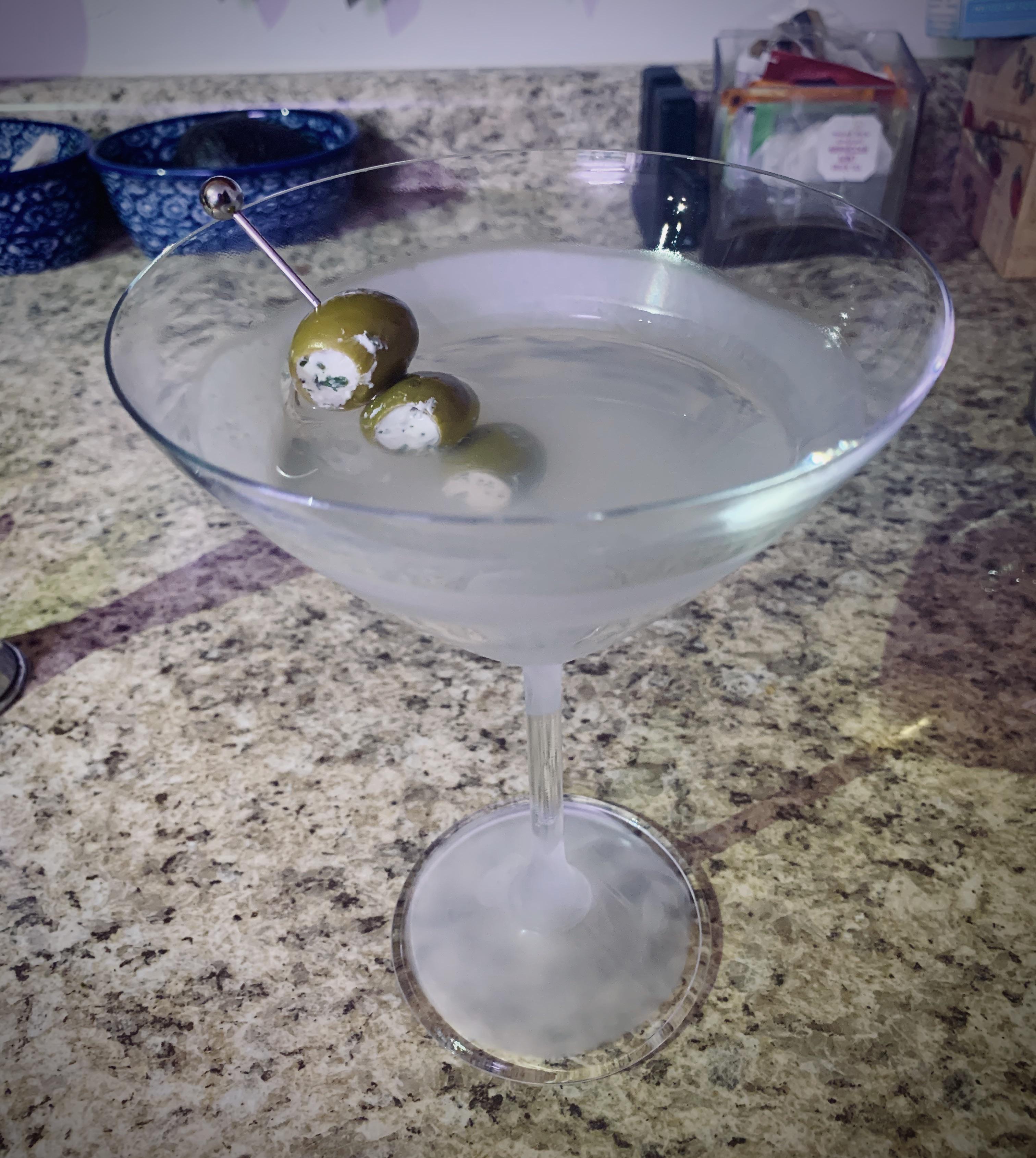 The Dirty Goat a goat cheese fat washed martini r/cocktails