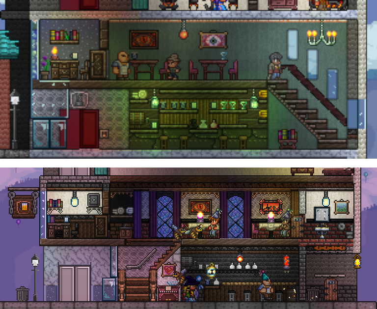 Wrapping up the final version of my bar r/Terraria