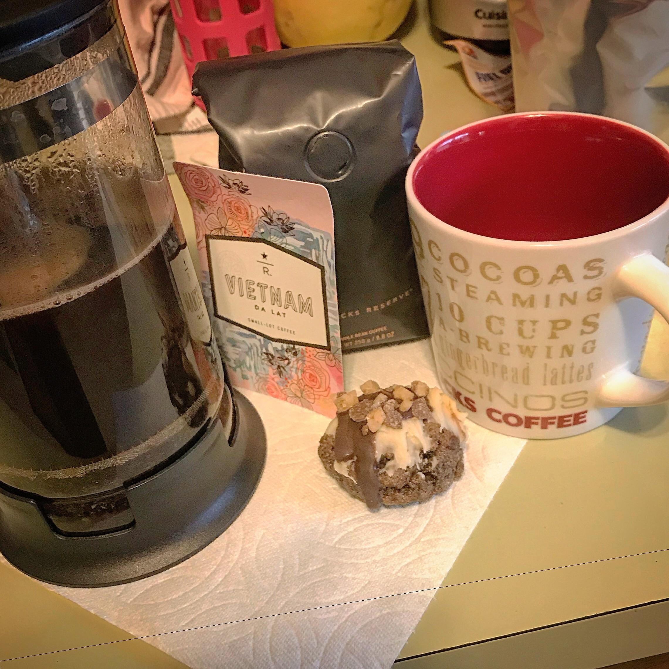 Testing out my pairing for my coffee master certification tomorrow