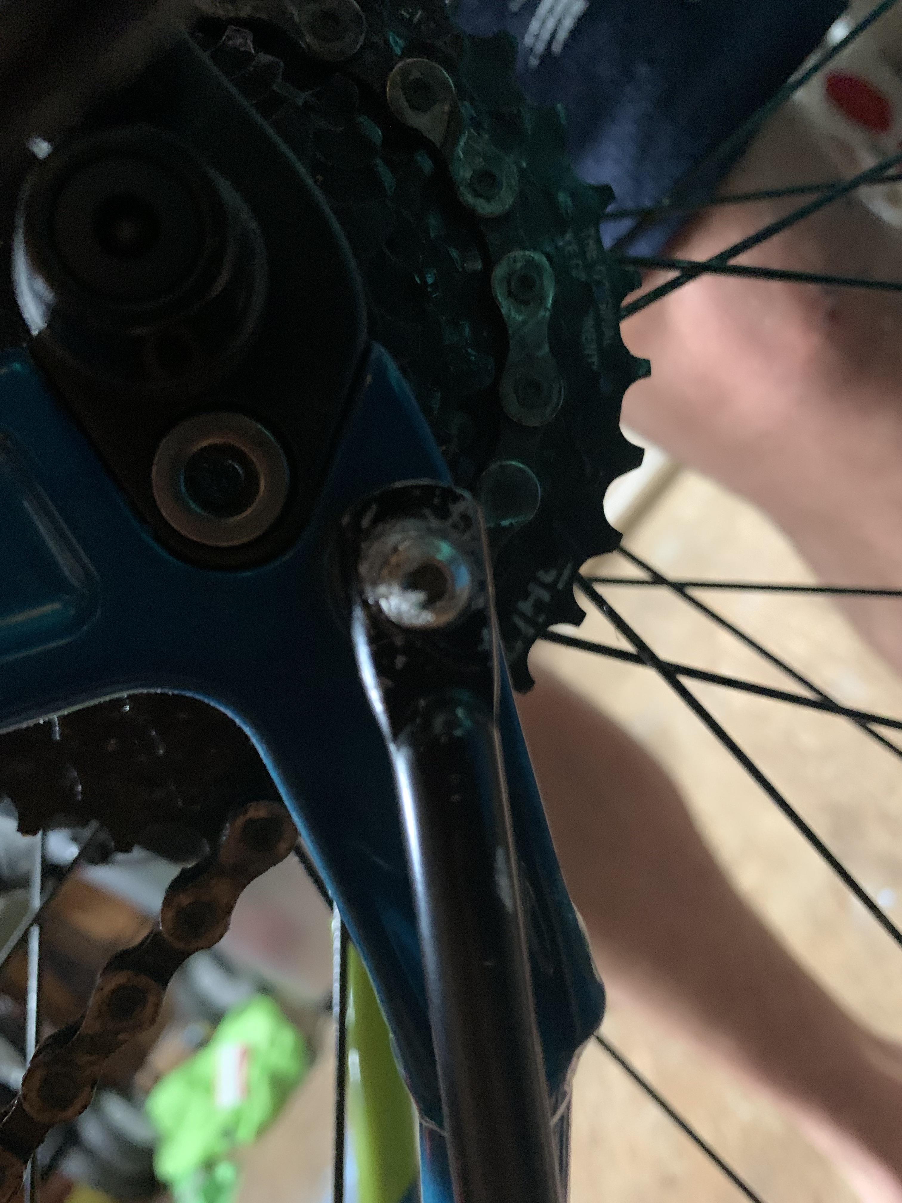 Ideas on getting this stripped Allen screw out? Tried gluing an Allen