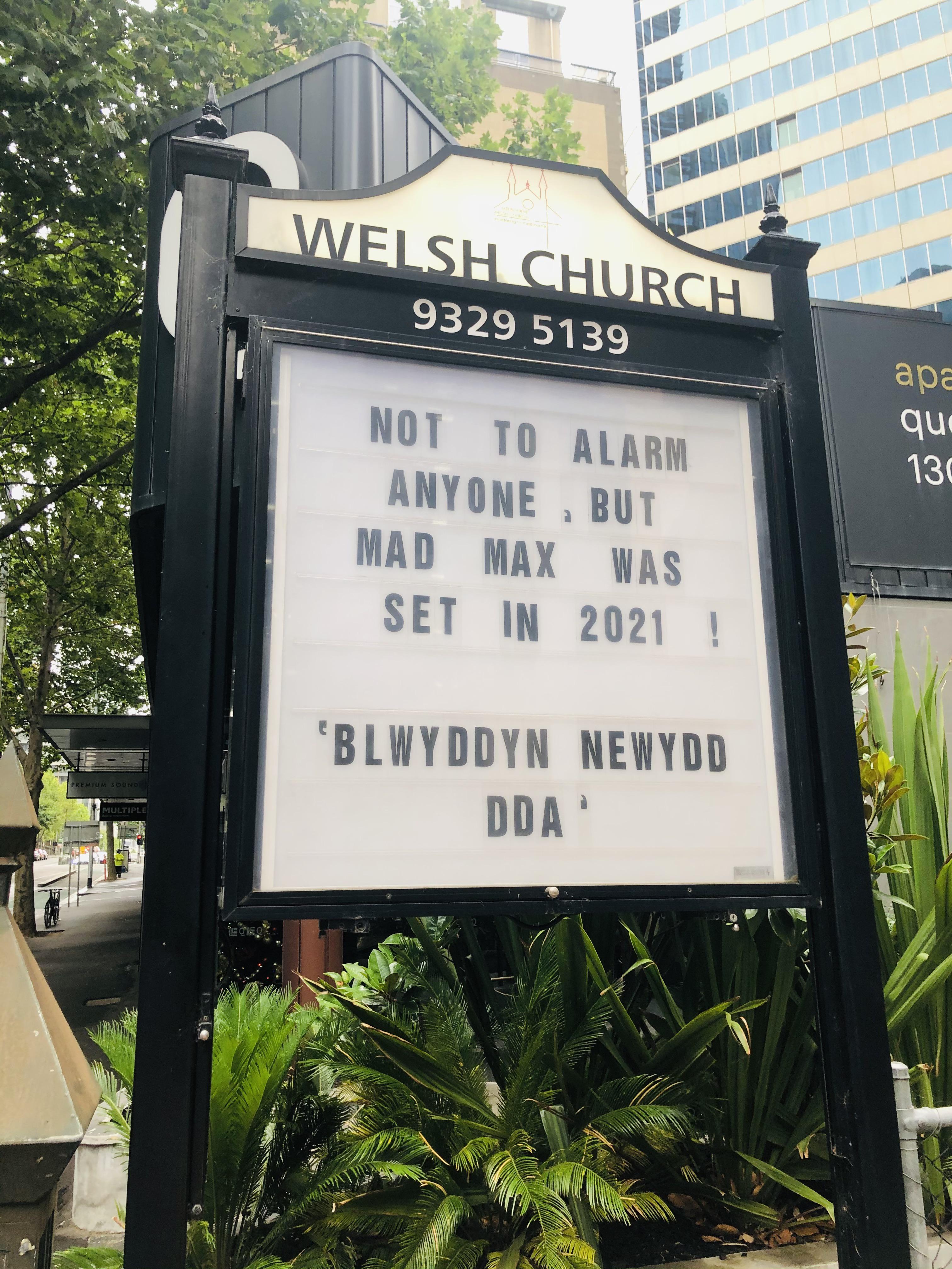 The Welsh Church has done it again D r/melbourne