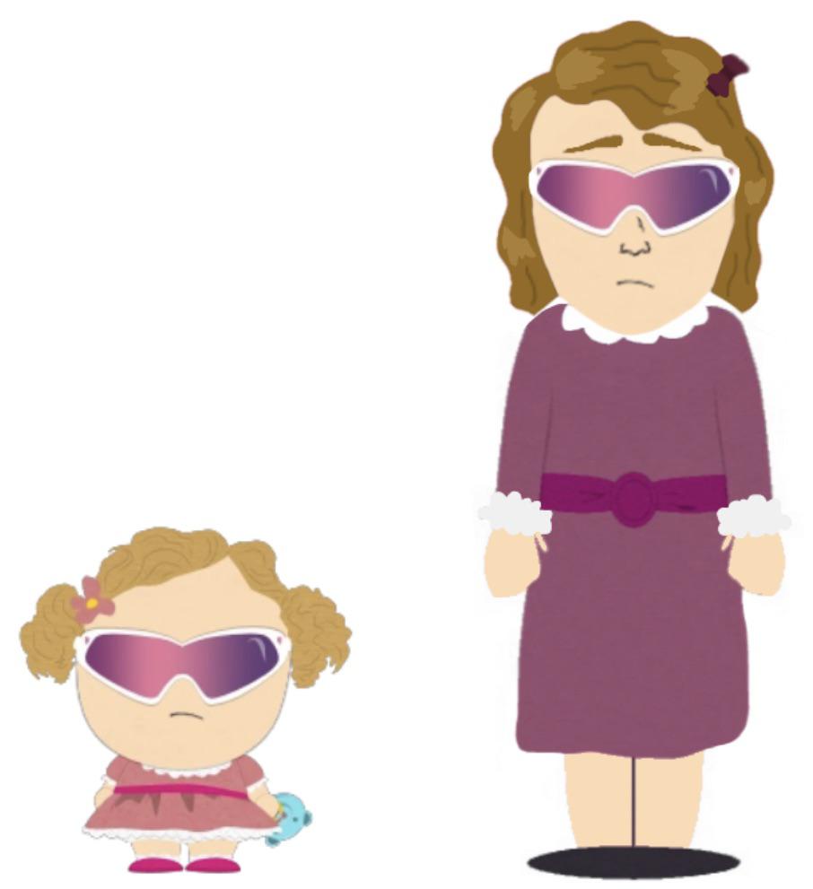 Old Long Johnson South Park Clipart