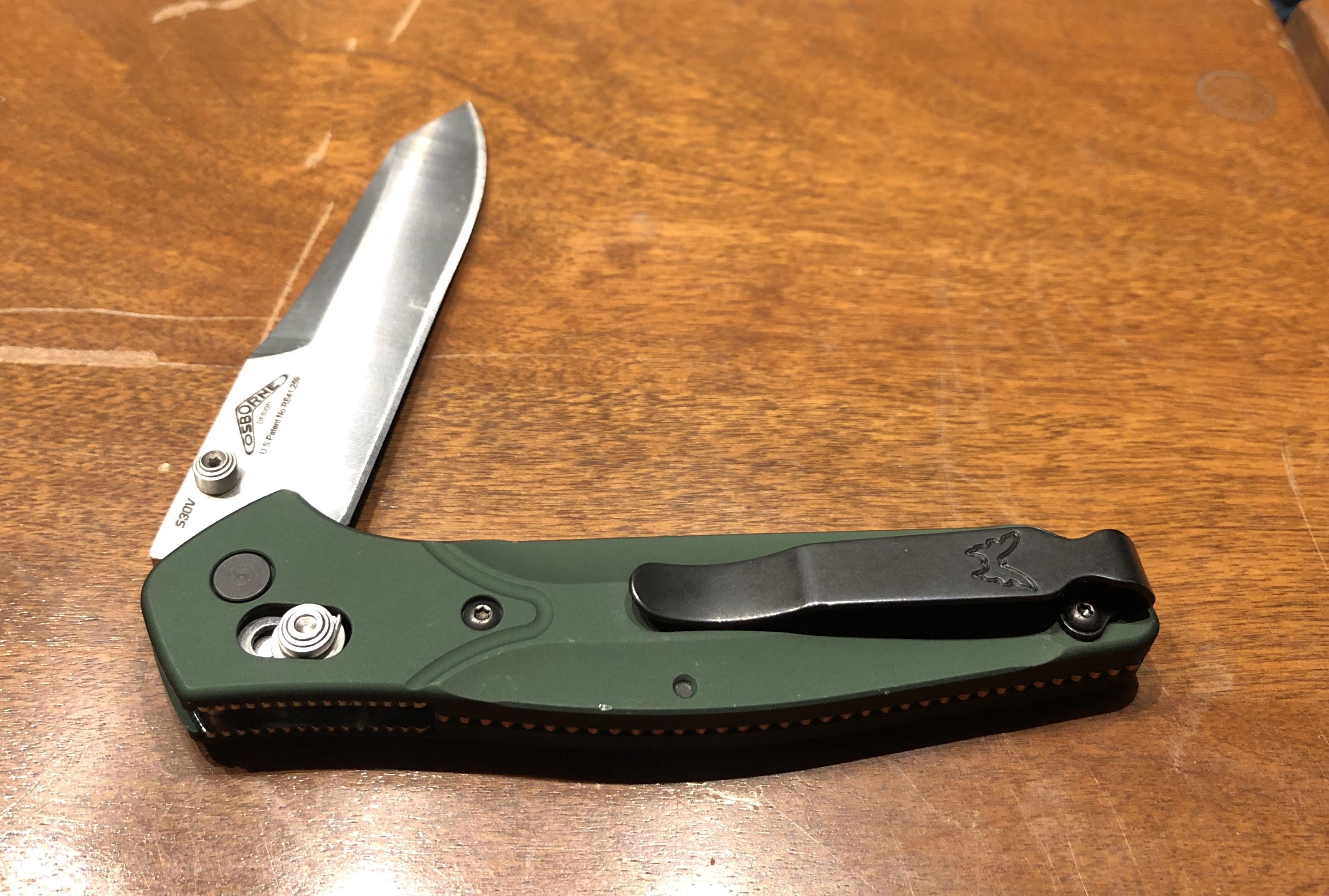 Deep Carry Clip for 940. Thanks Benchmade! knives