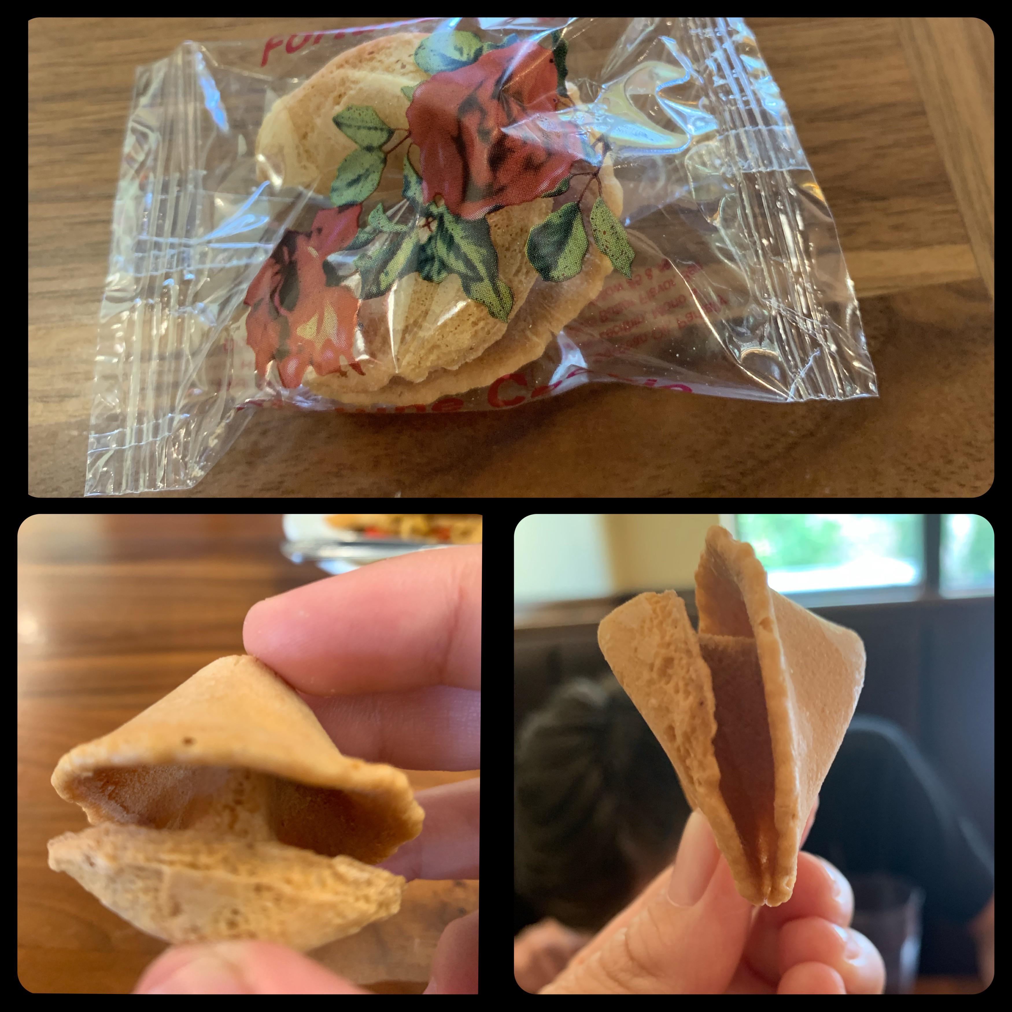 This fortune cookie had no fortune. I...didn’t eat it. r/mildlyterrifying