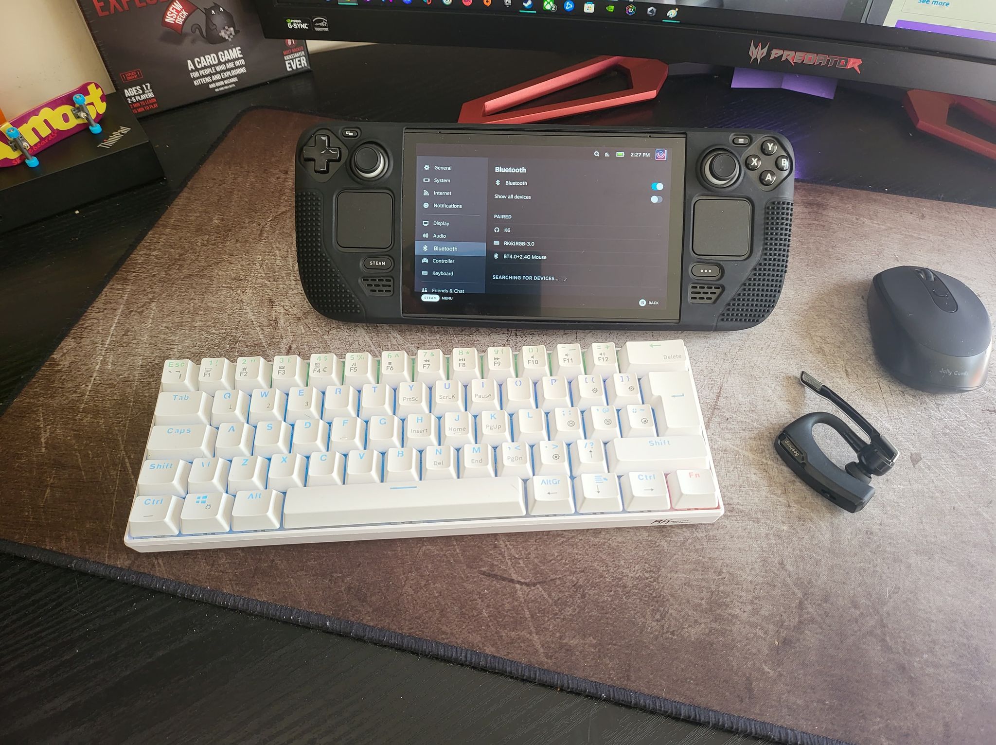 Bluetooth Keyboard/Mouse and Headset r/SteamDeck