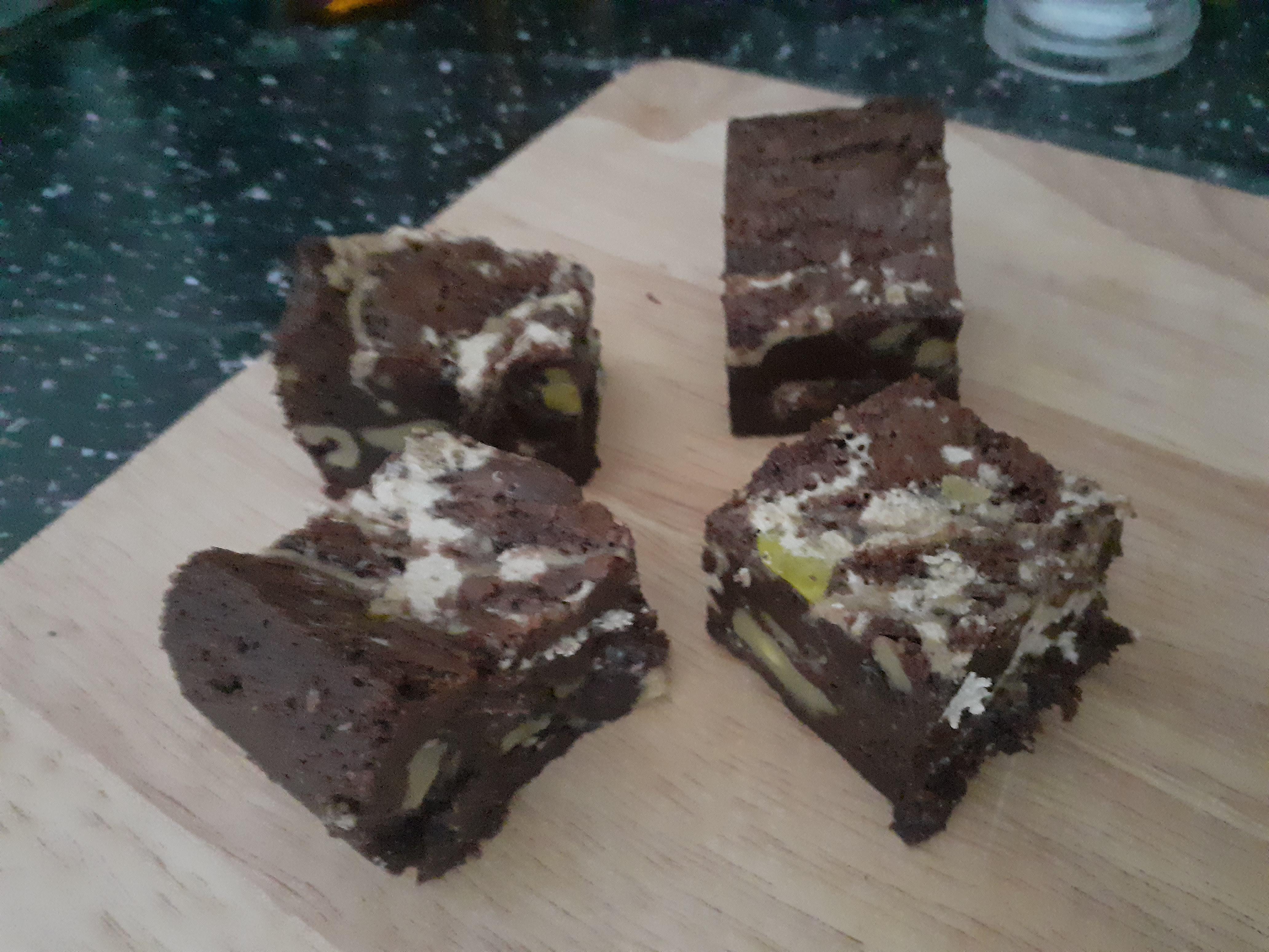 Week 2 Candy Ottolenghi's halva, tahini & walnut brownies r