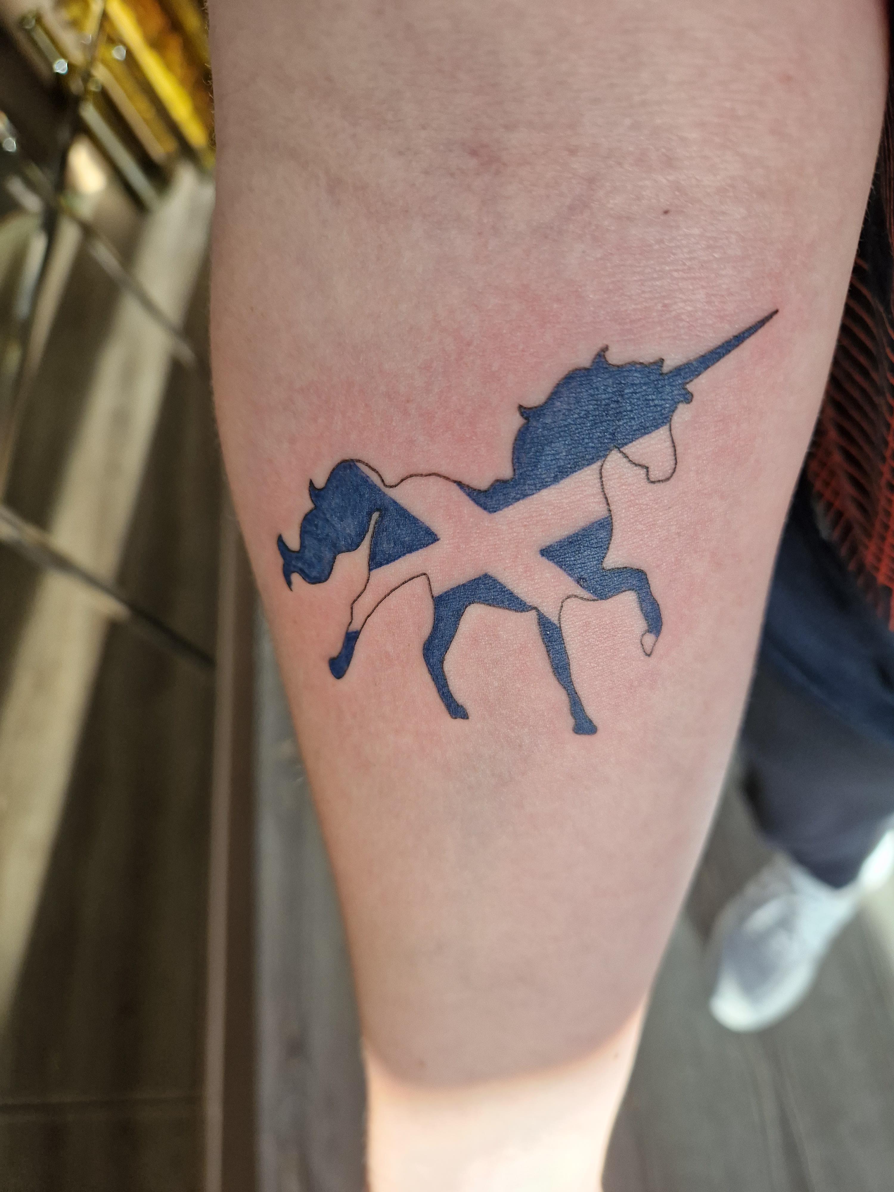 Unicorn Scotland Tattoos