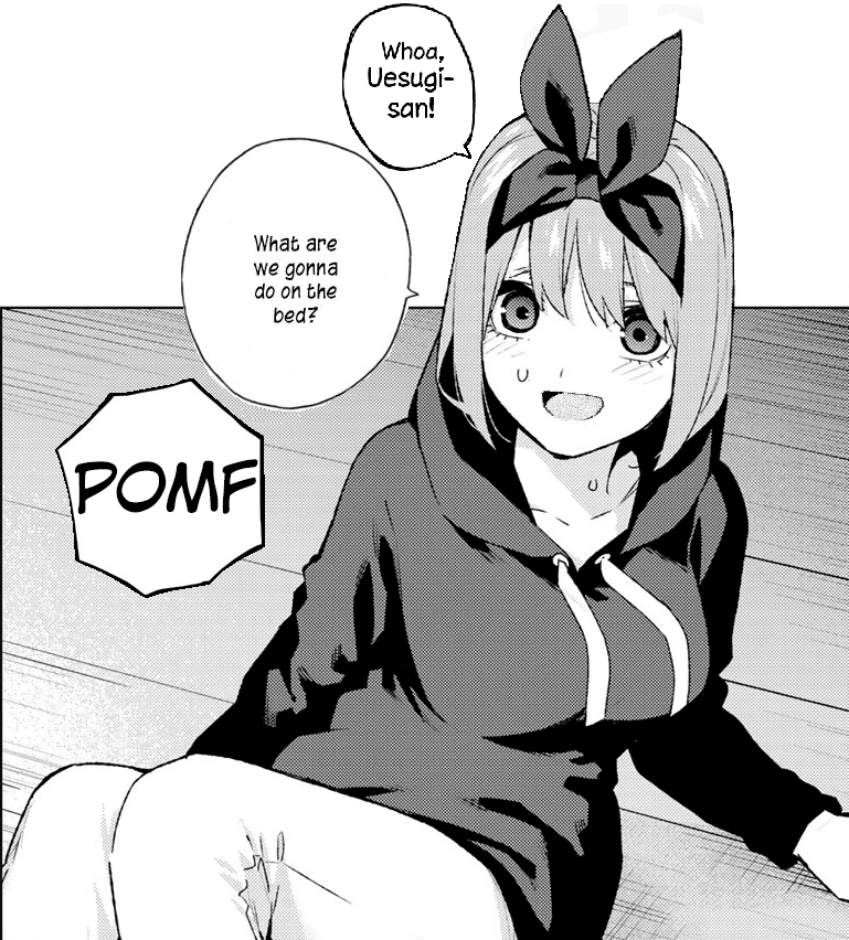 What are we going to do on the bed, Uesugisan