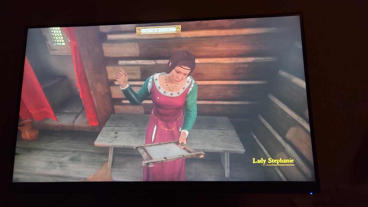 How can I talk with Lady Stephanie again? I complete the mission At