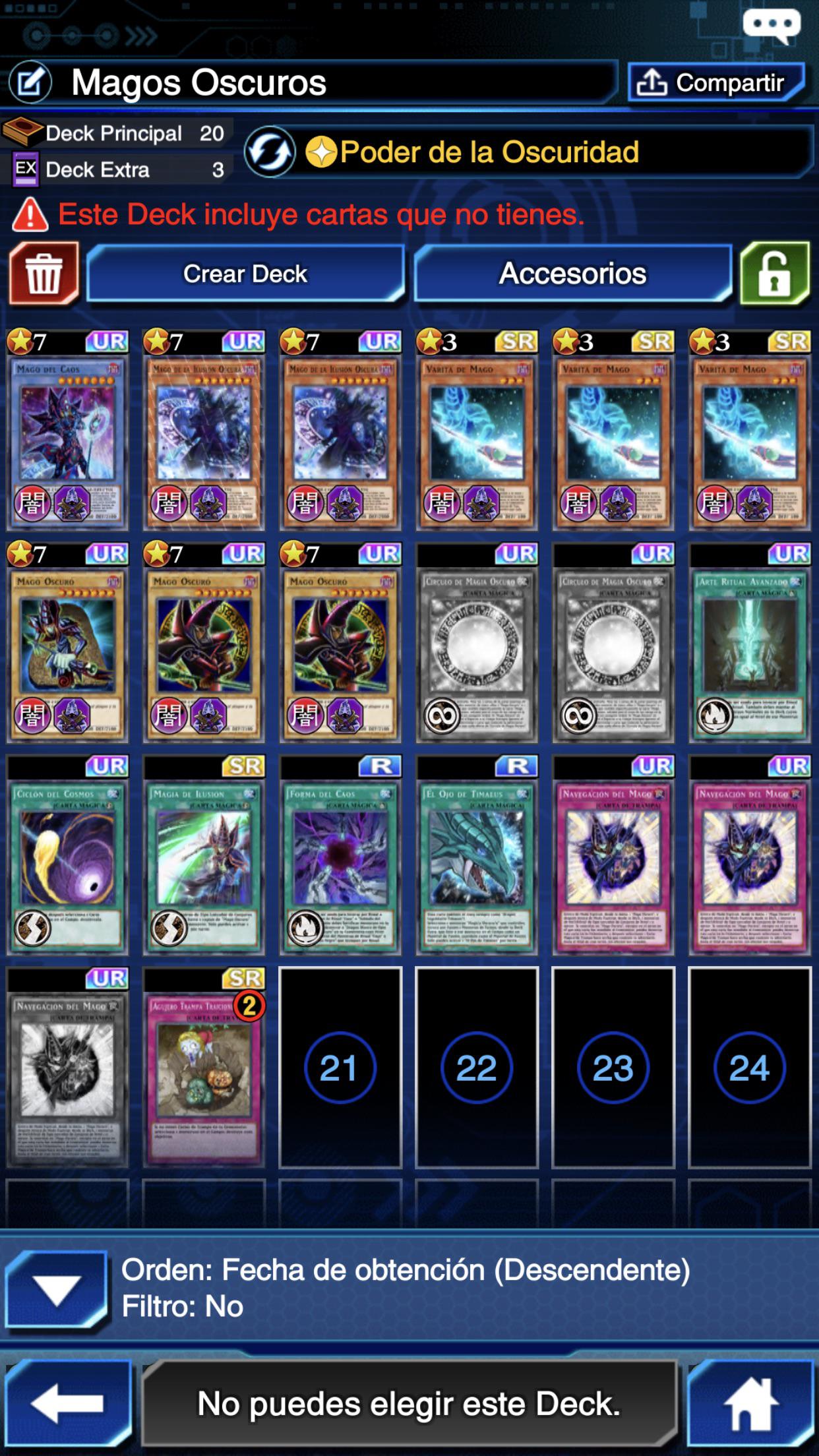 Dark Magician Deck r/DuelLinks