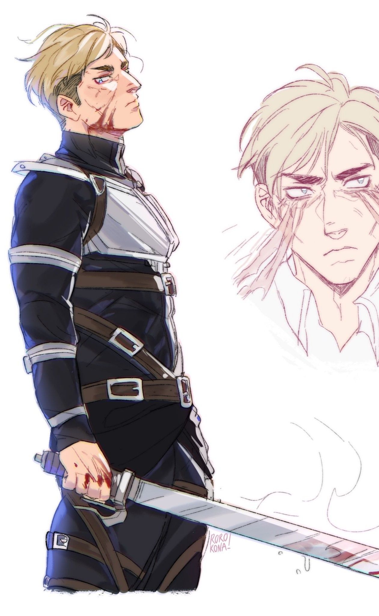I stand by my head cannon that Erwin would have been pro Rumbling. Eren