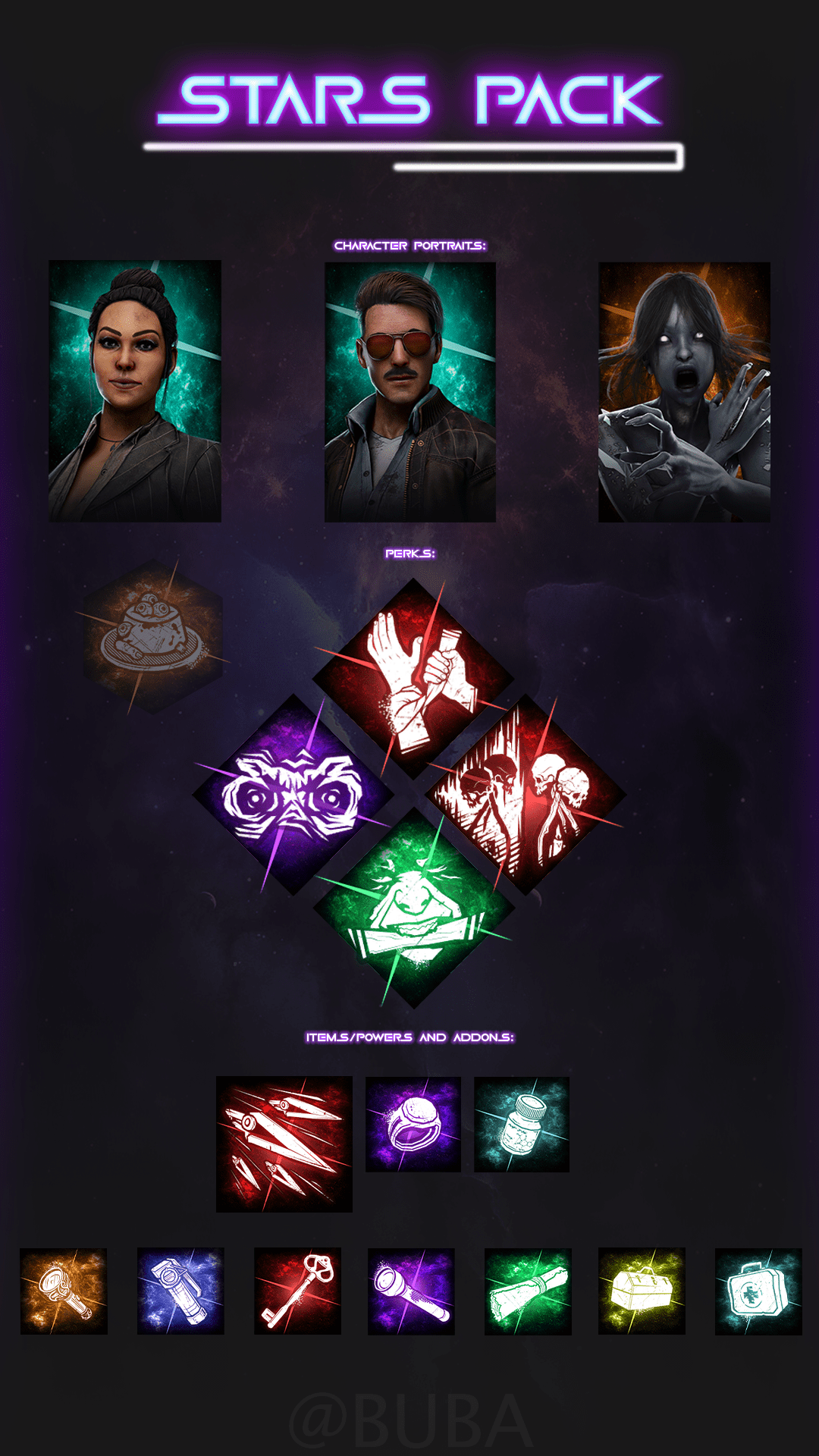 STARS PACK VER 1.0 r/PerkByDaylight