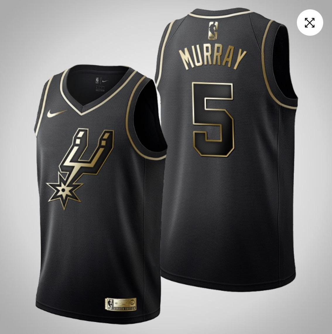 Dejounte Murray Gold and Dark Gray Jersey r/NBASpurs