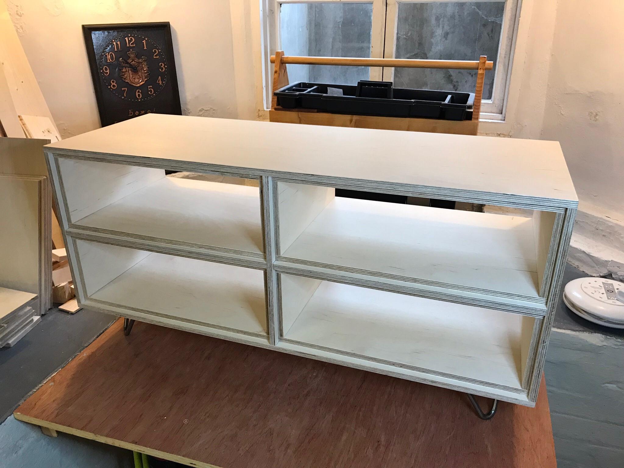 Advice needed on finishing birch plywood tv bench r/woodworking