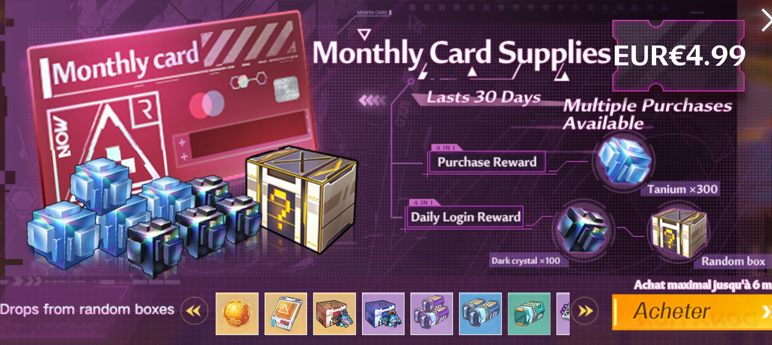 Any Info of the Random Box drop rate ? r/TowerofFantasy