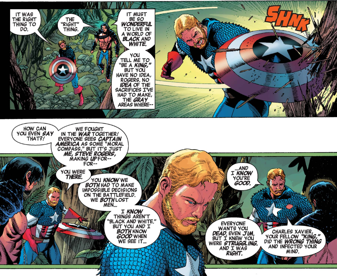 [Excerpt] Steve Rogers and the "black and white" morality of Captain