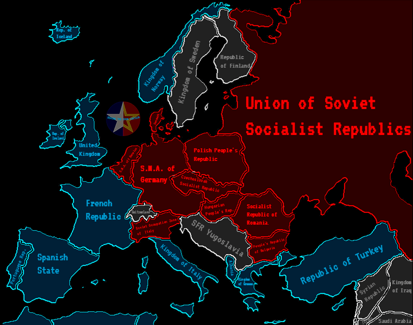 Iron Curtain Map