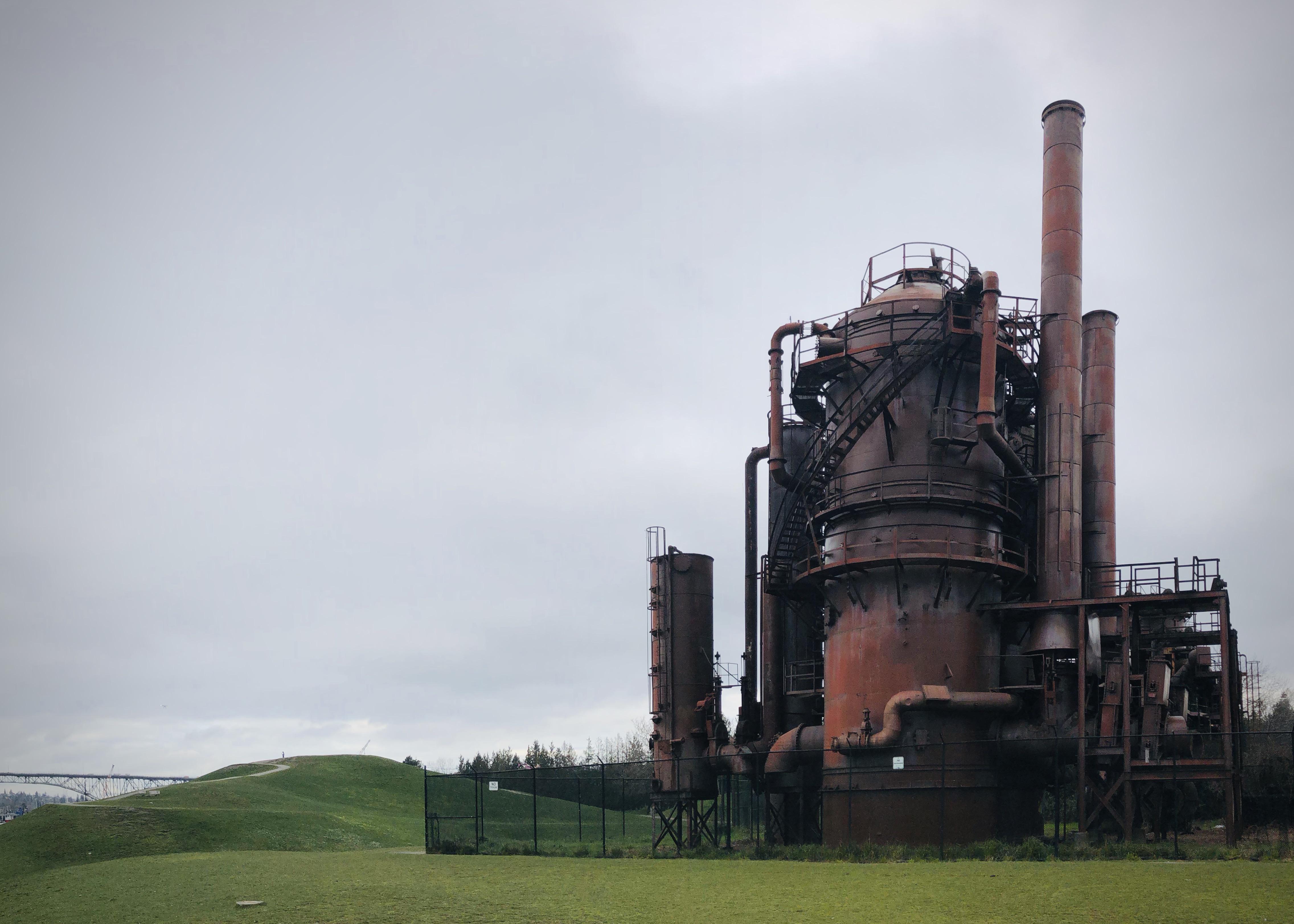 Gasification plant Gasworks Park, Seattle, WA r/AbandonedPorn