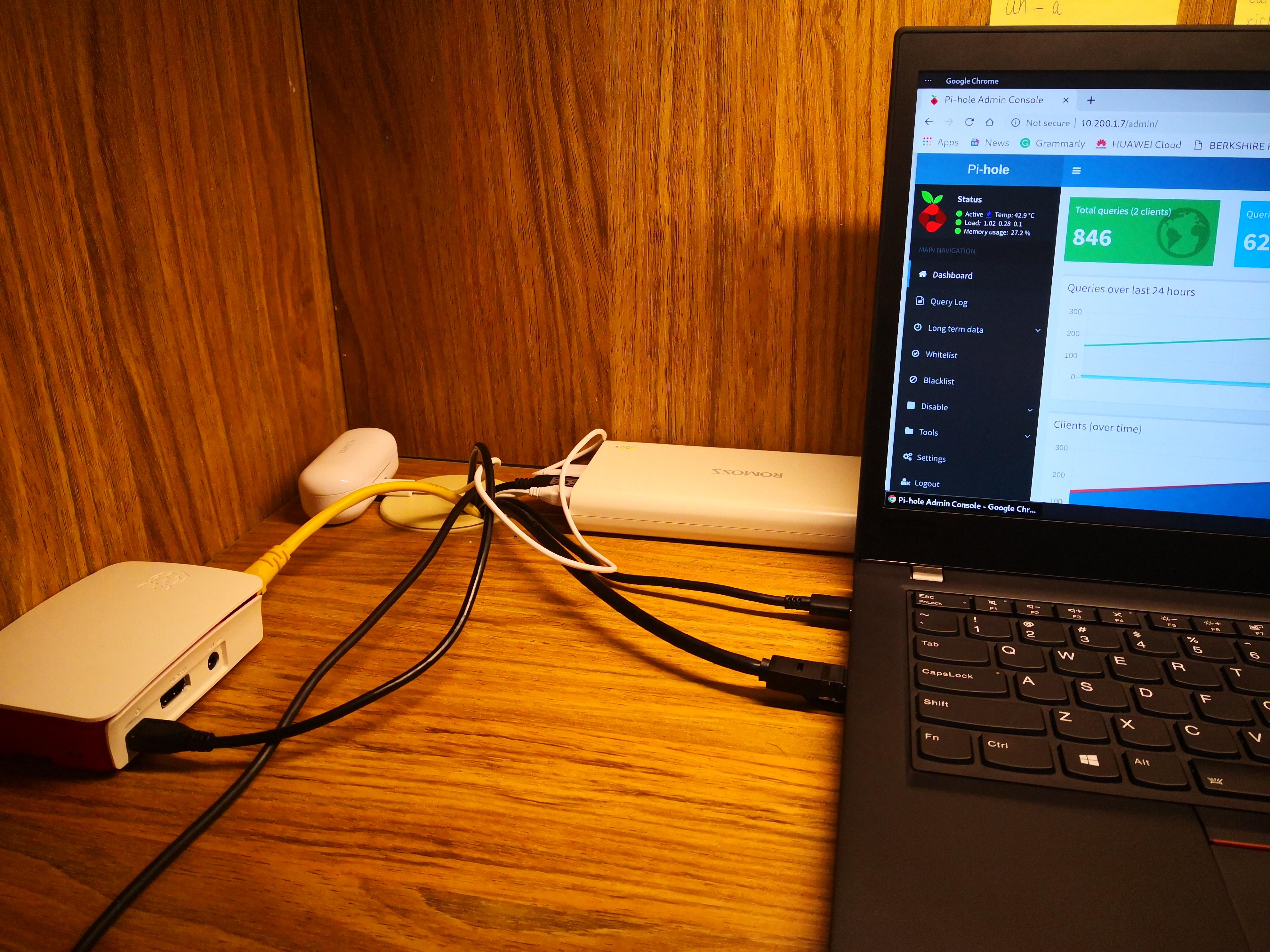 My Mini Homelab With Powerbank UPS r/homelab