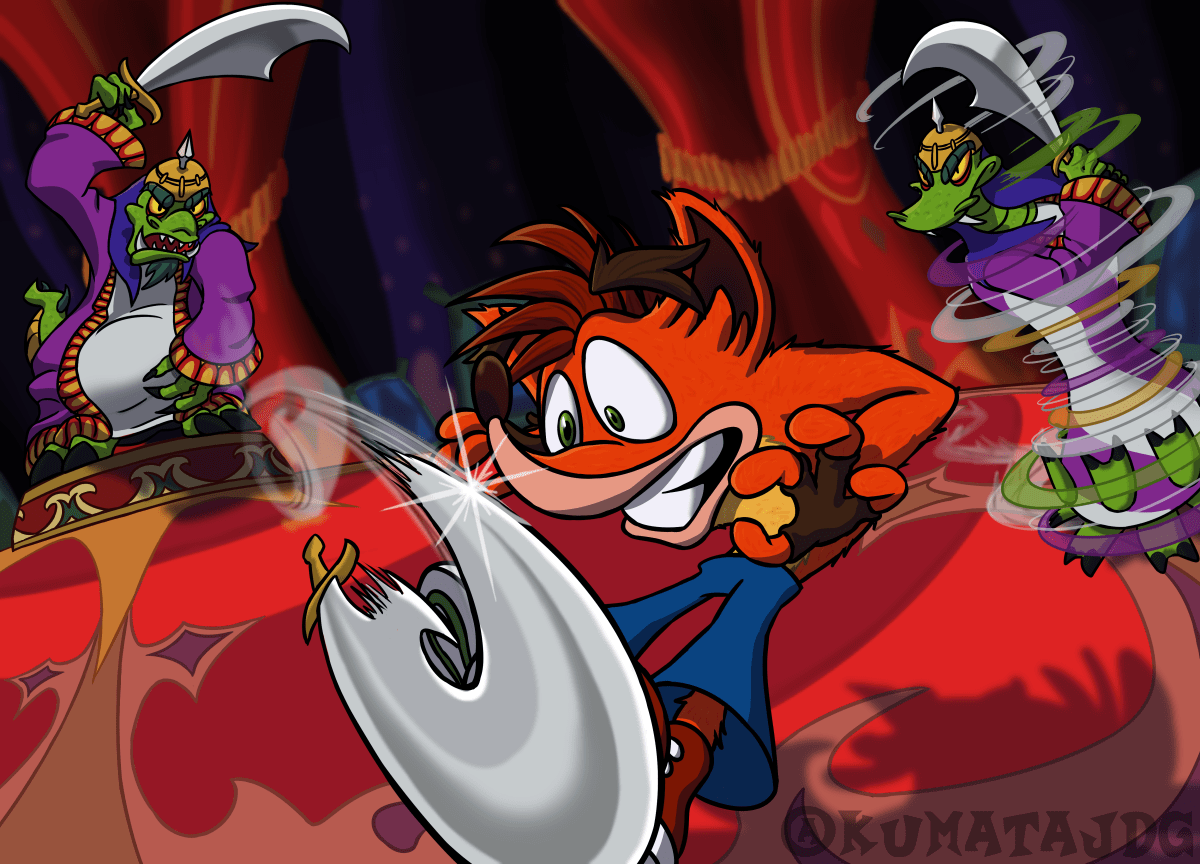 Crash Bandicoot Komodo Bros