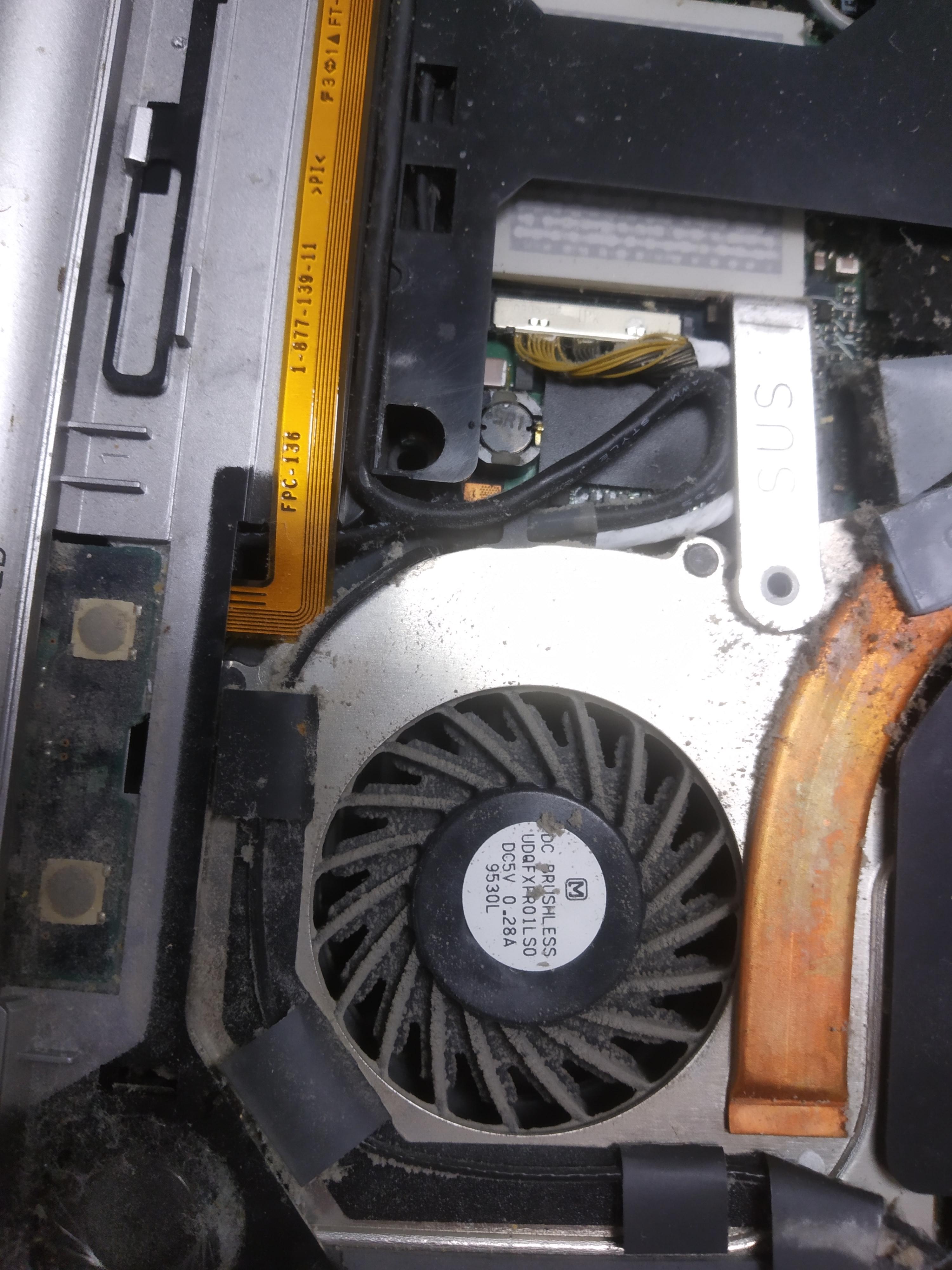 "My laptop is overheating, and it shut down itself"; there was some