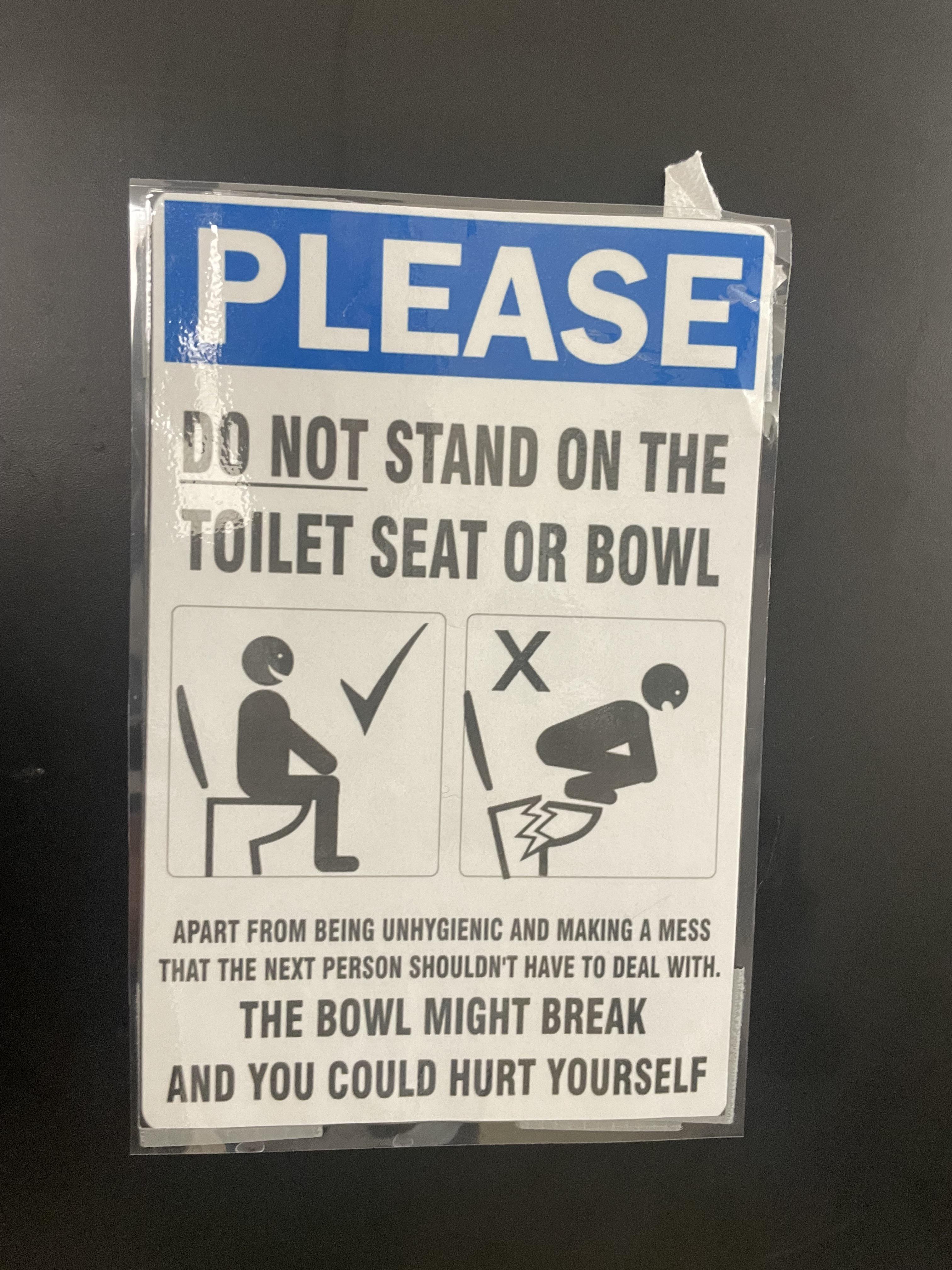 Never have I ever seen a warning like this, but what you think? r/interesting