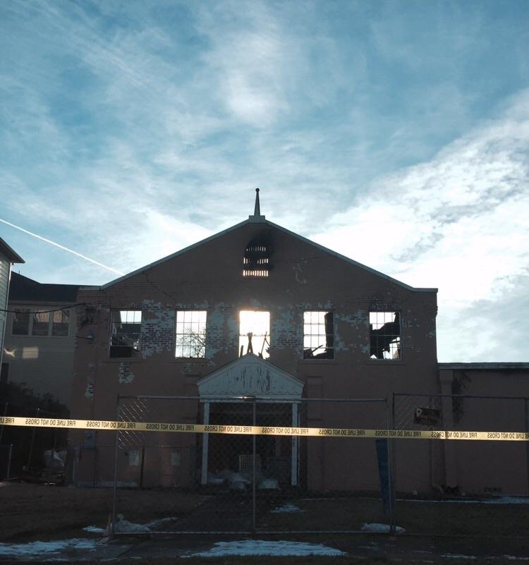 ITAP of a church that caught fire in my neighborhood last night. r/itookapicture