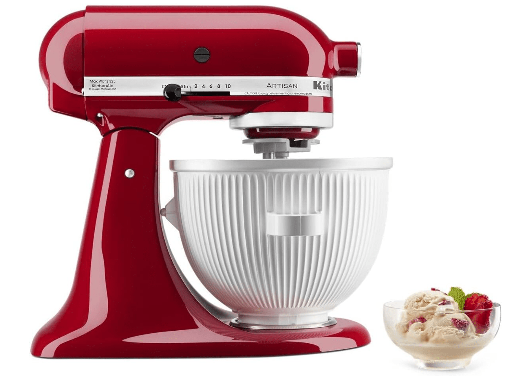 Amazon's Choice 97.98 KitchenAid Ice Cream Maker Attachment, KSMICM