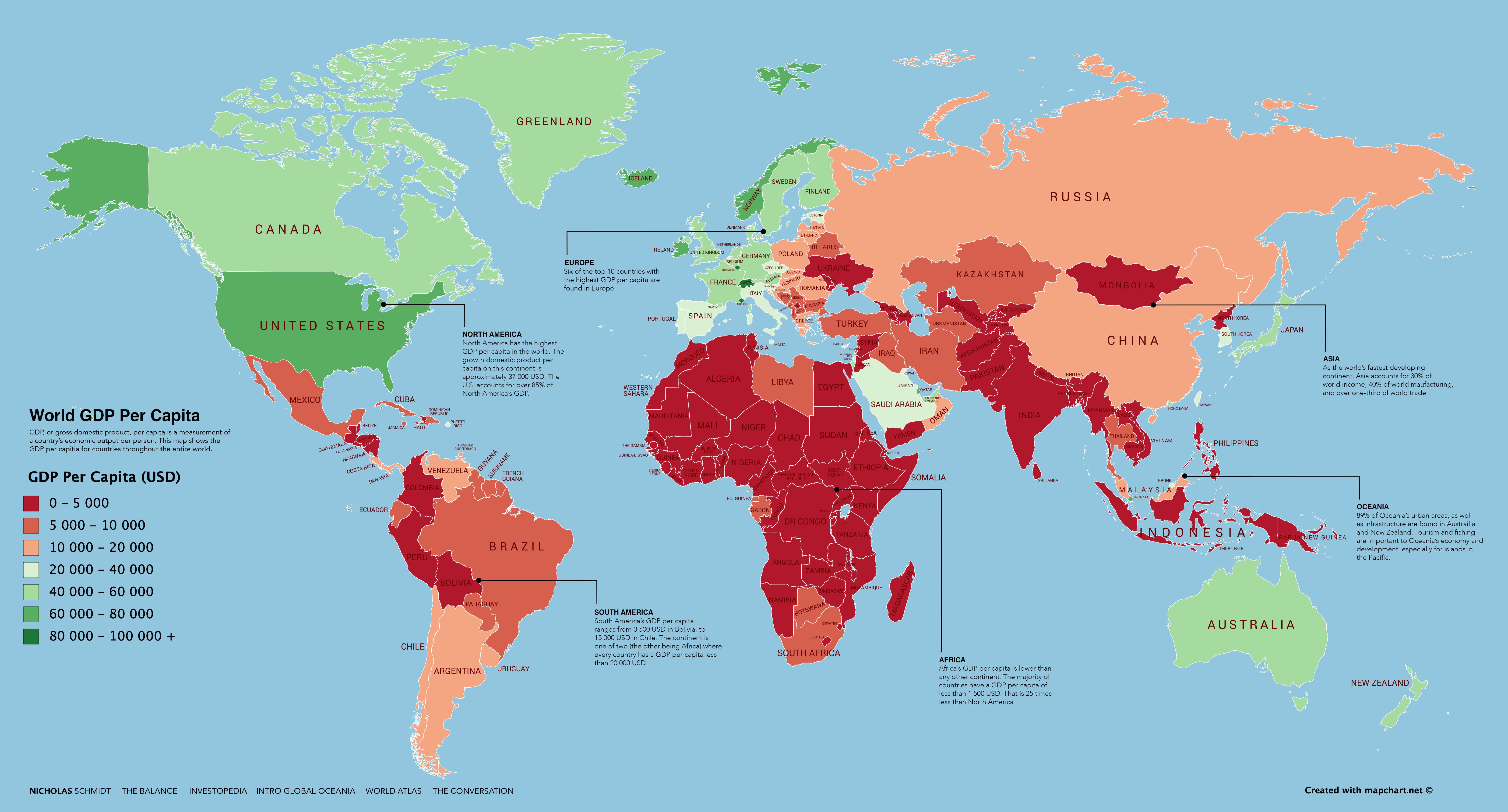 World GDP Per Capita r/MapPorn