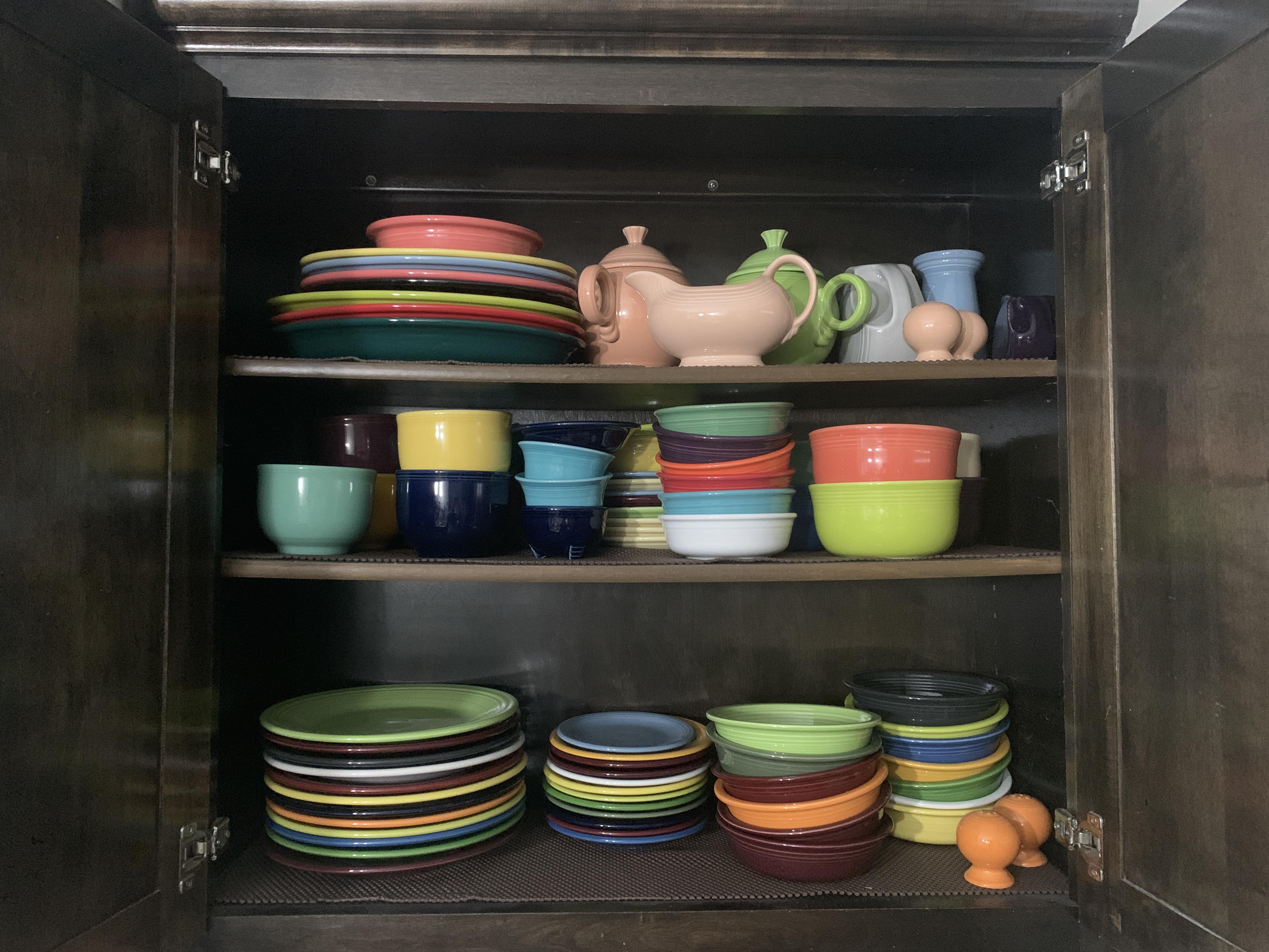 How can anyone not like a random Fiestaware set? (Aside from my OCD