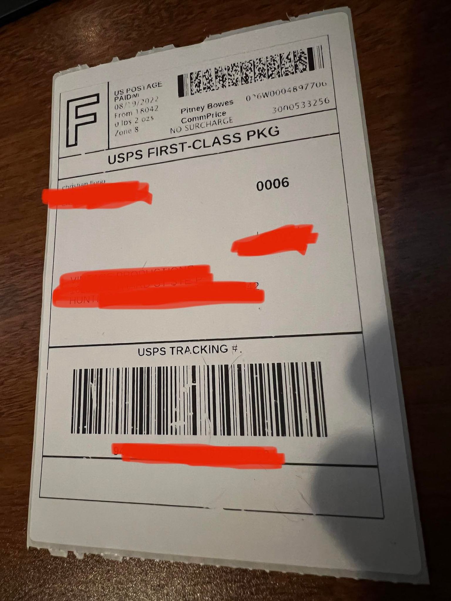 rollo printer - My labels keep coming out with spots all over. How do i