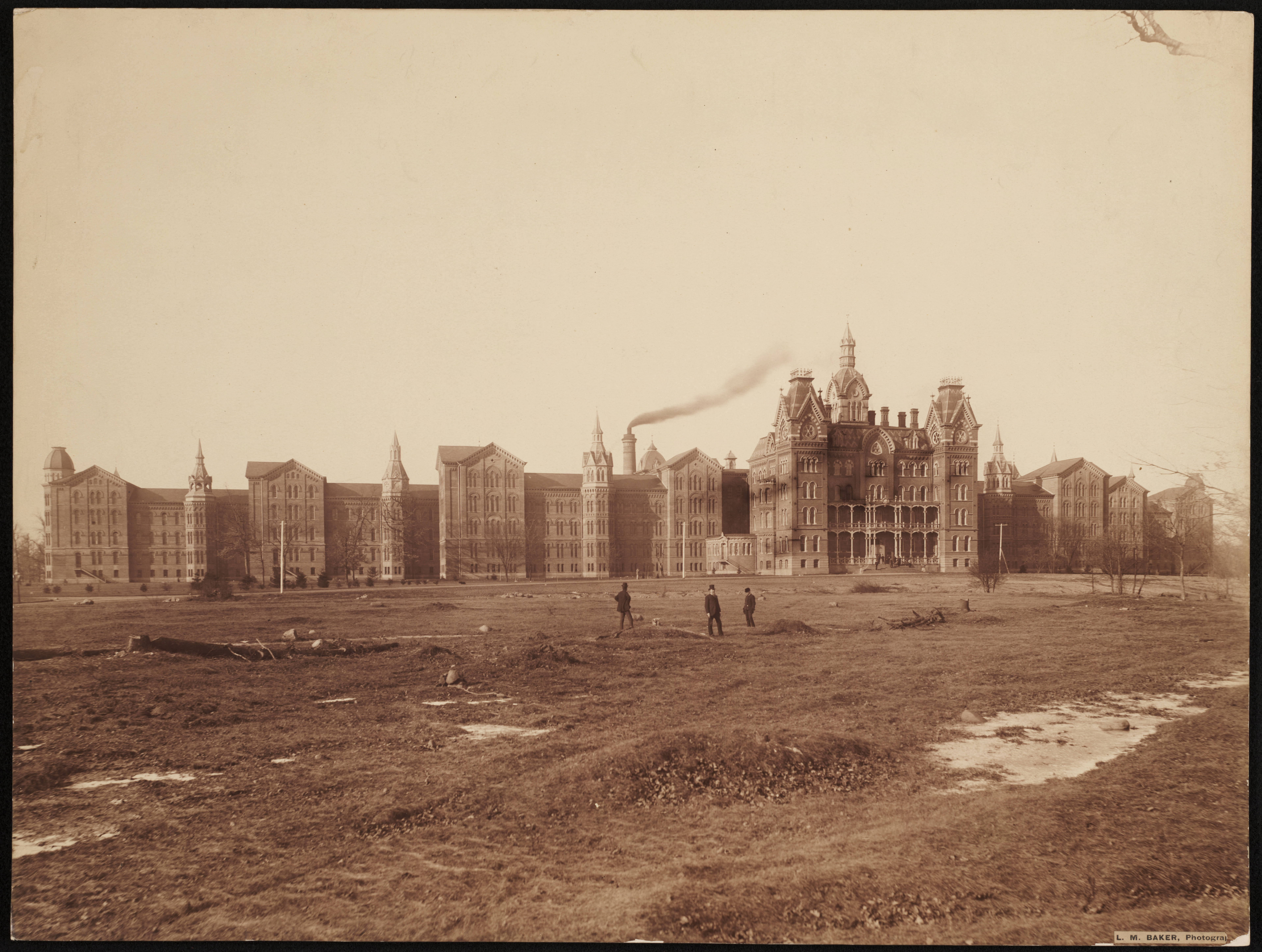 Columbus State Hospital, complete with spires. r/Lost_Architecture