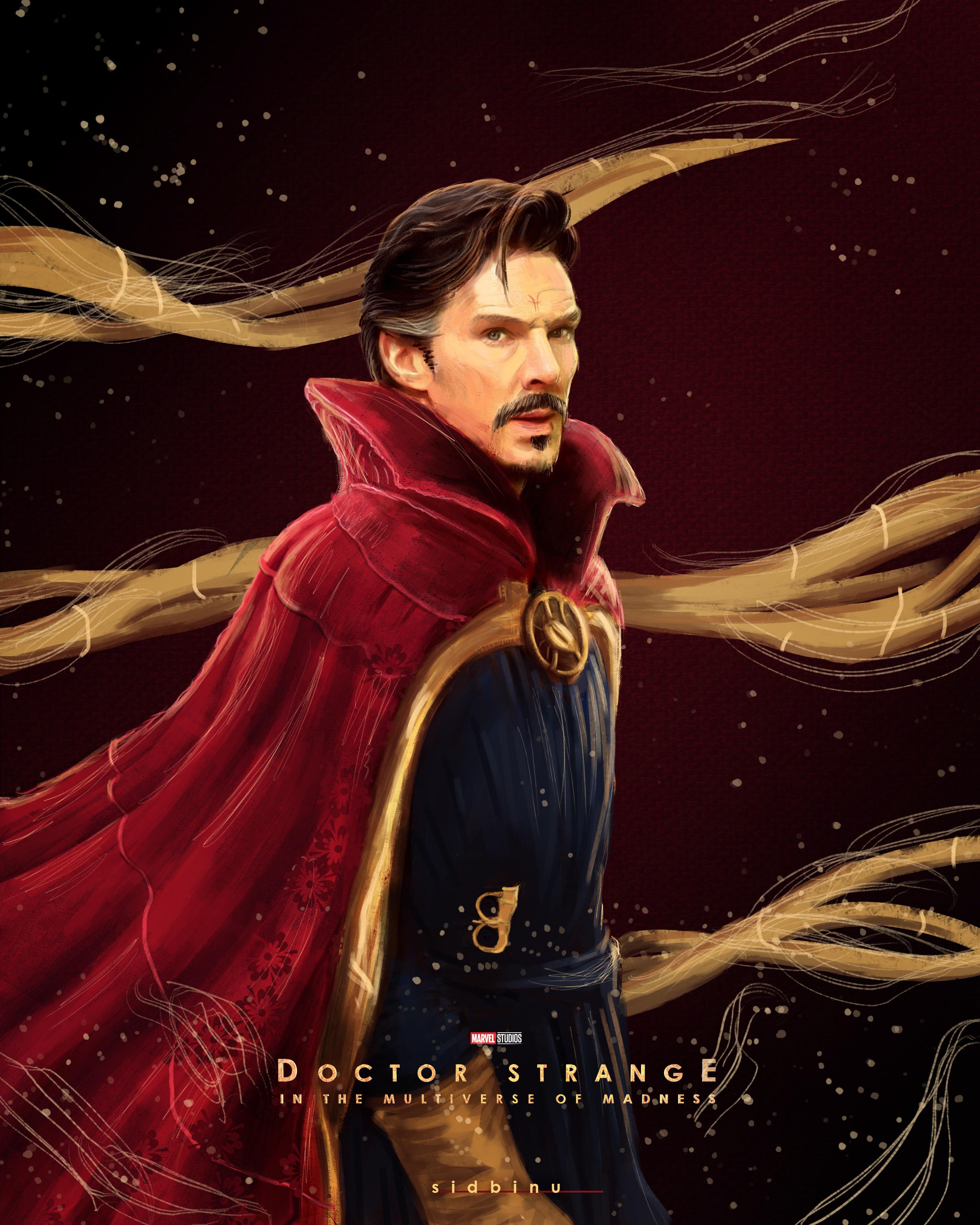 Made an artwork for Multiverse of Madness . How’s it 🥰 marvelstudios