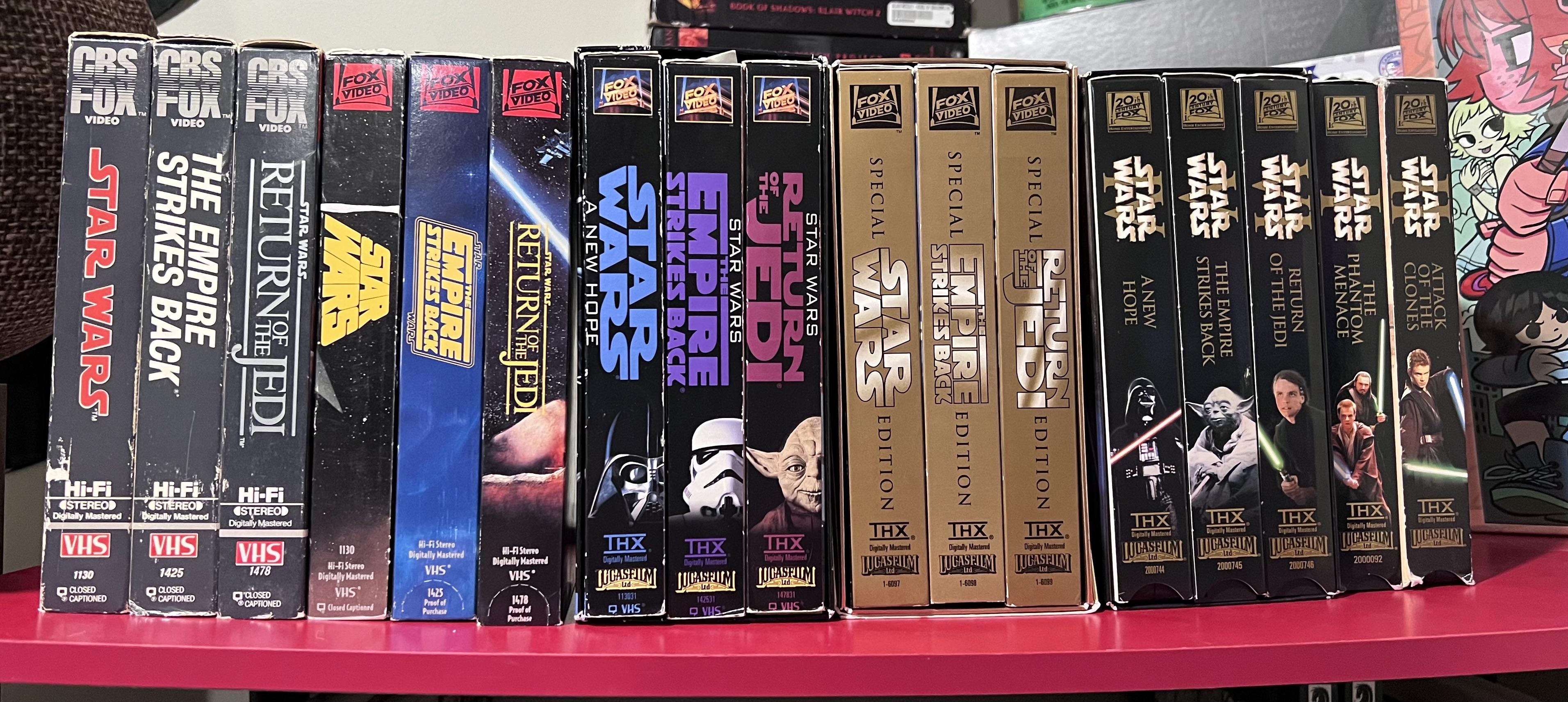 Updated Star Wars Collection r/VHS