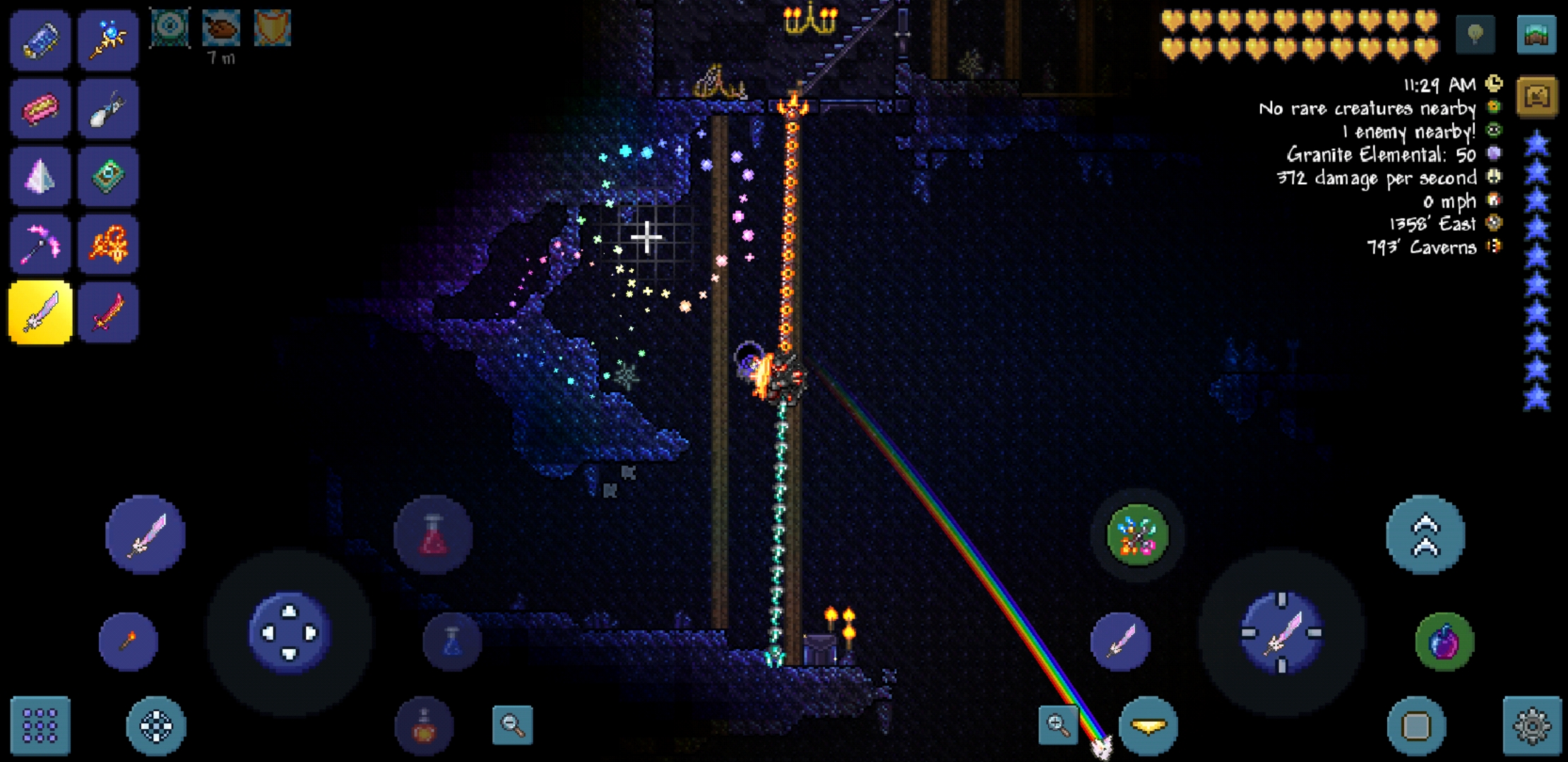 This granite chest spawned below the abandoned house r/Terraria