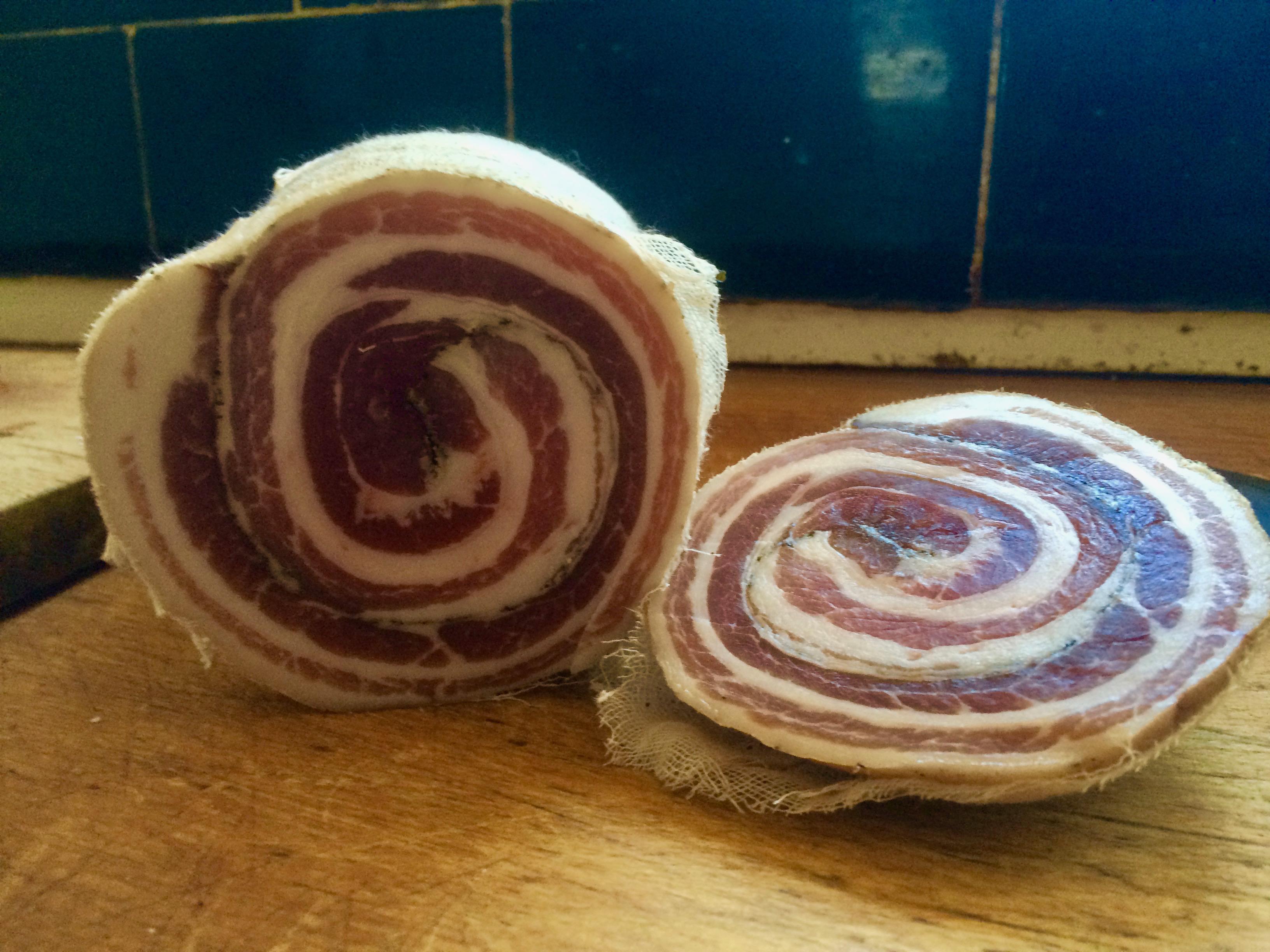 Pancetta Arrotolata [Homemade] r/Charcuterie