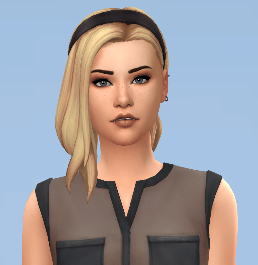 Because I miss Sims Bustin' Out, I made Mimi Landgraab. r/thesims