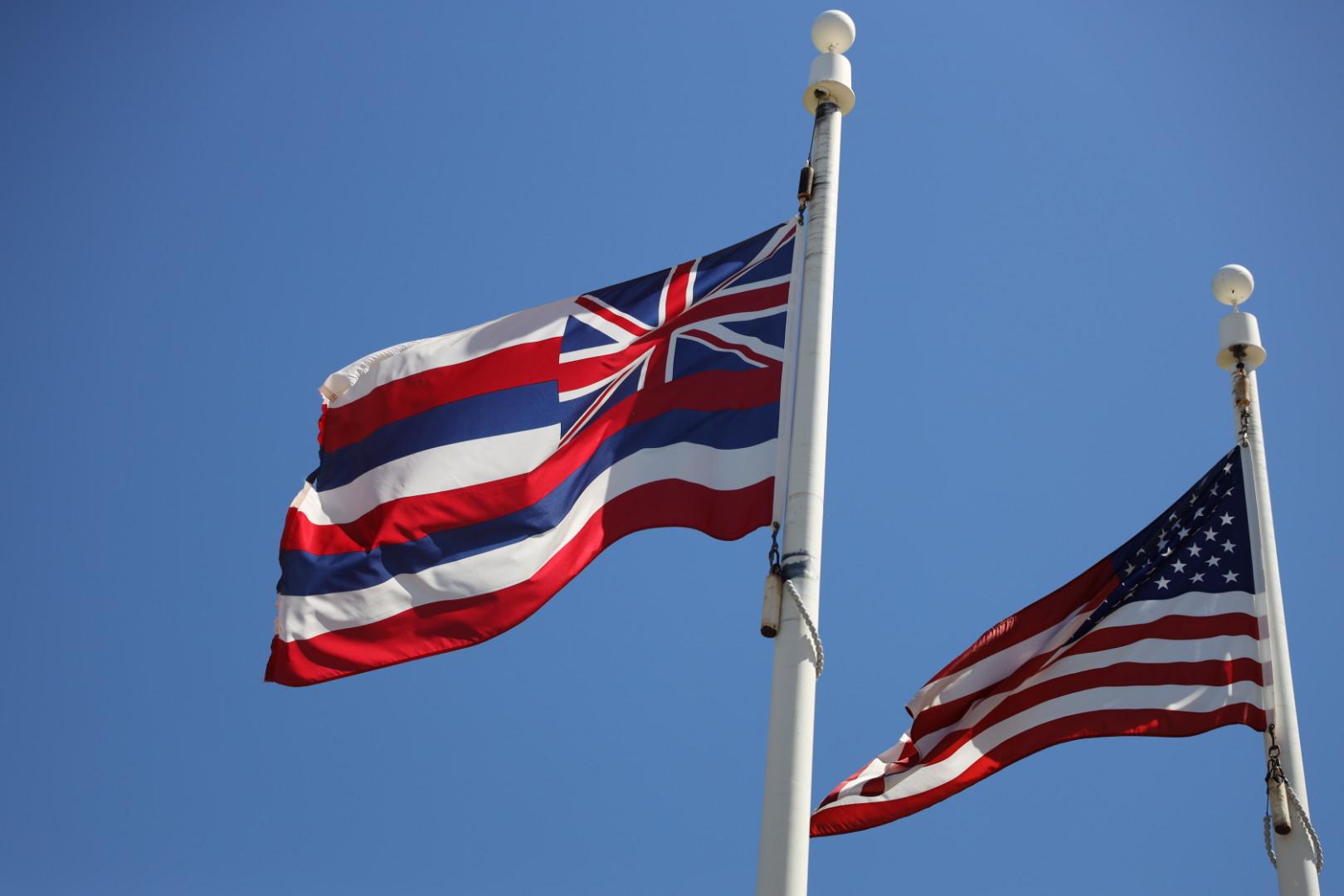 Fun fact Hawaii's state flag has the Union Jack in the corner because