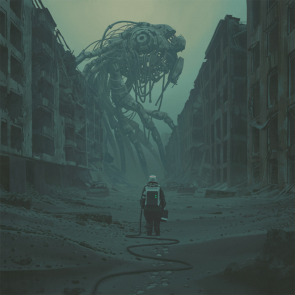 Simon Stalenhag Sci fi horror art r/DeathStranding