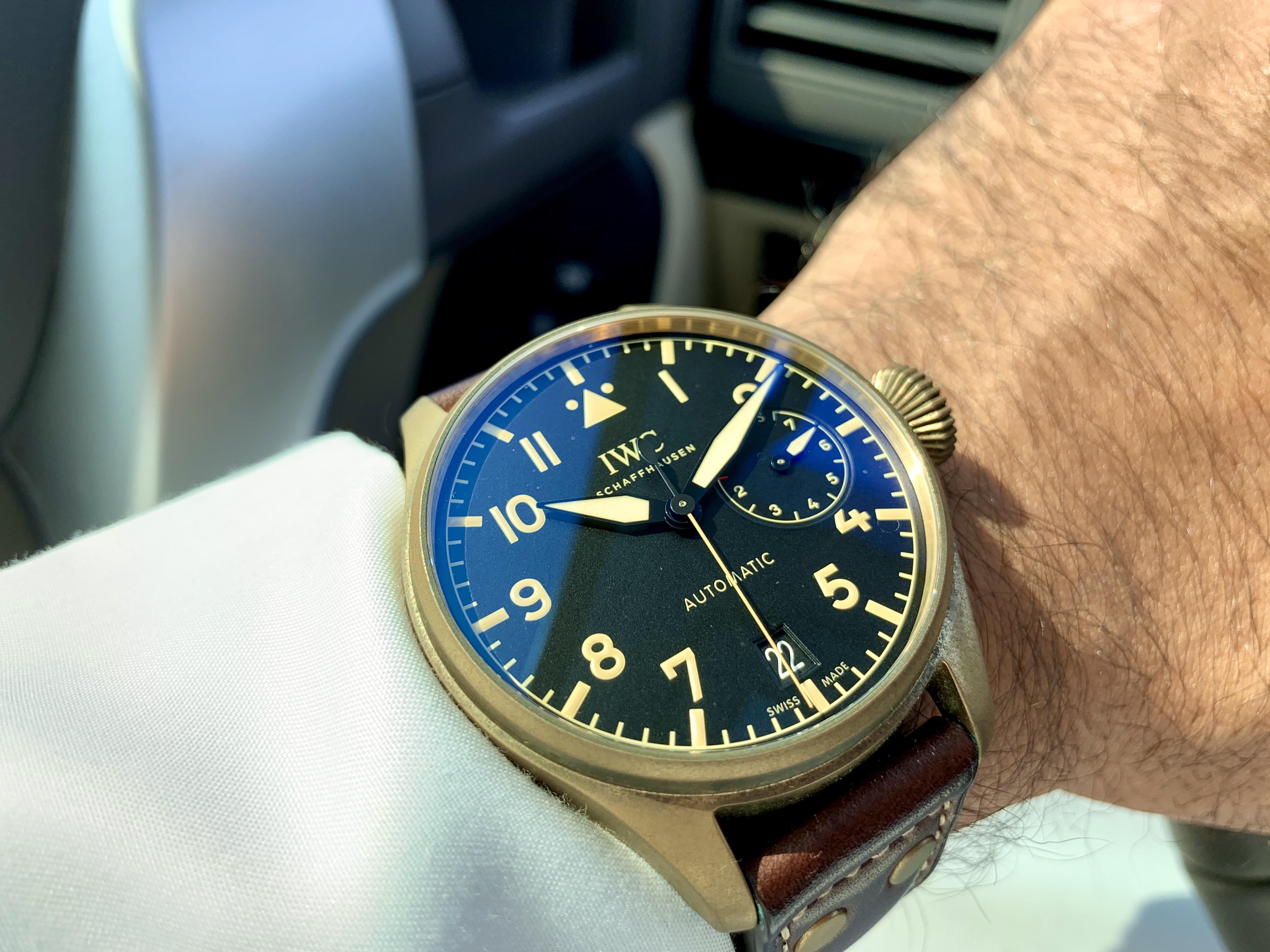 [IWC Big Pilot Bronze] Morning Patina r/Watches