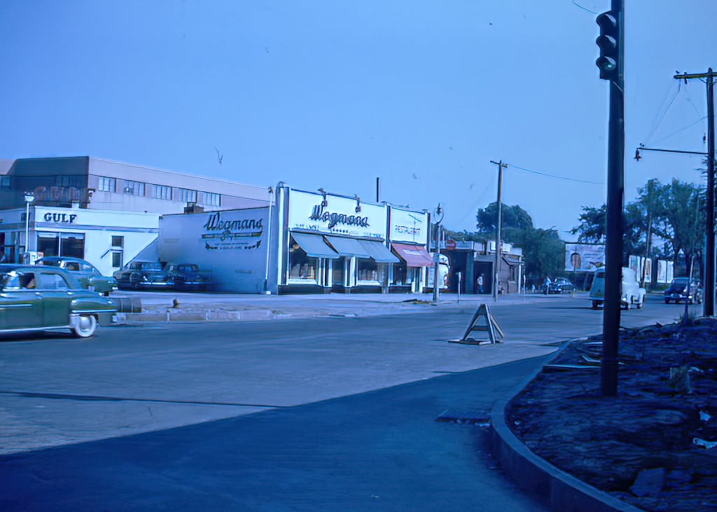 Wegmans, Ridge Road and Dewey Avenue in Rochester, NY, circa 1940s/very