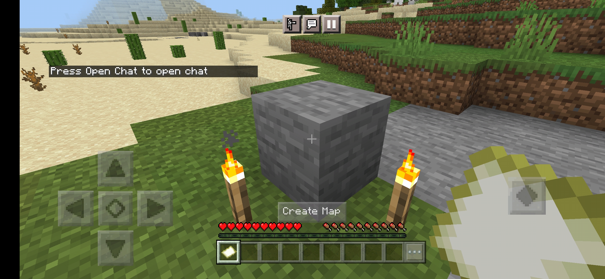 My bonus chest is a stone [seed 1315777560] r/Minecraft