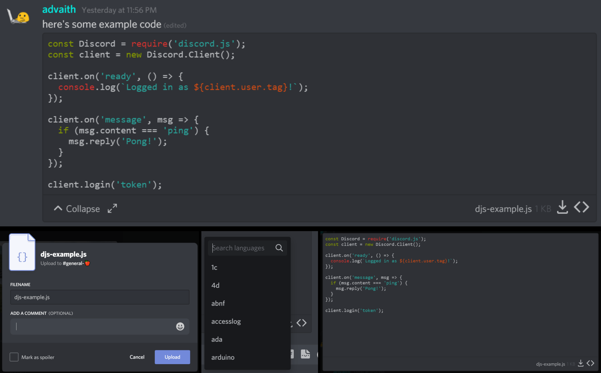 Discord now previews uploaded text files in chat r/discordapp
