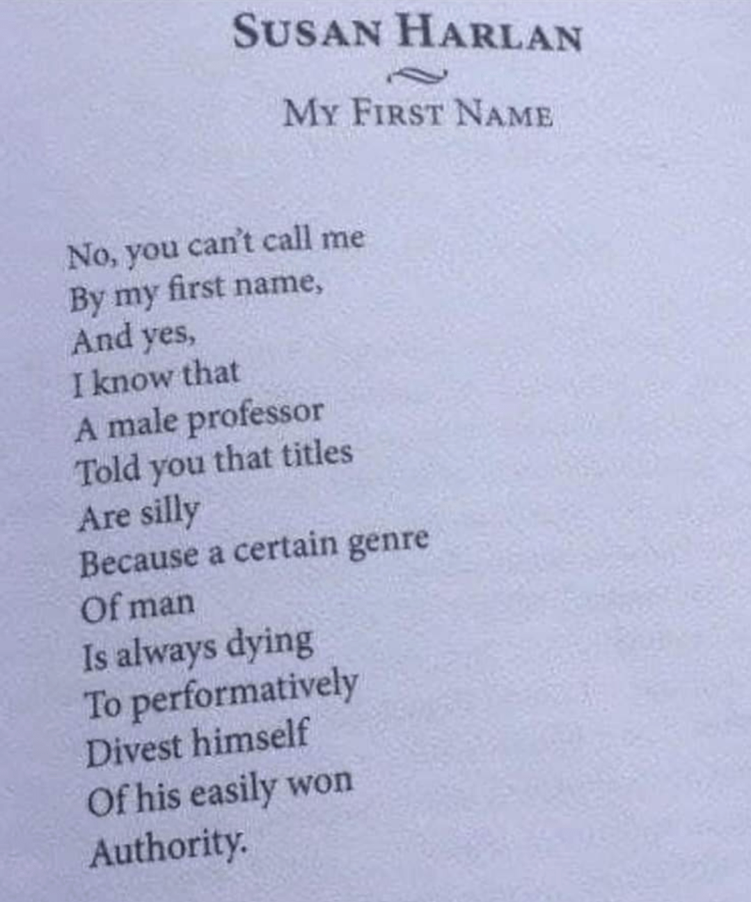 Do y'all let students call you by your first name? Do you think it's a