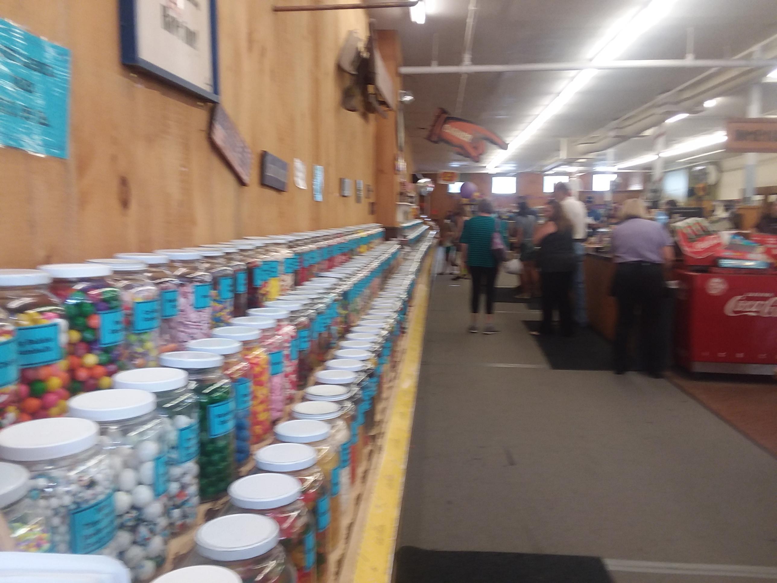 World's largest candy bar at chutters candy store r/mildlyinteresting