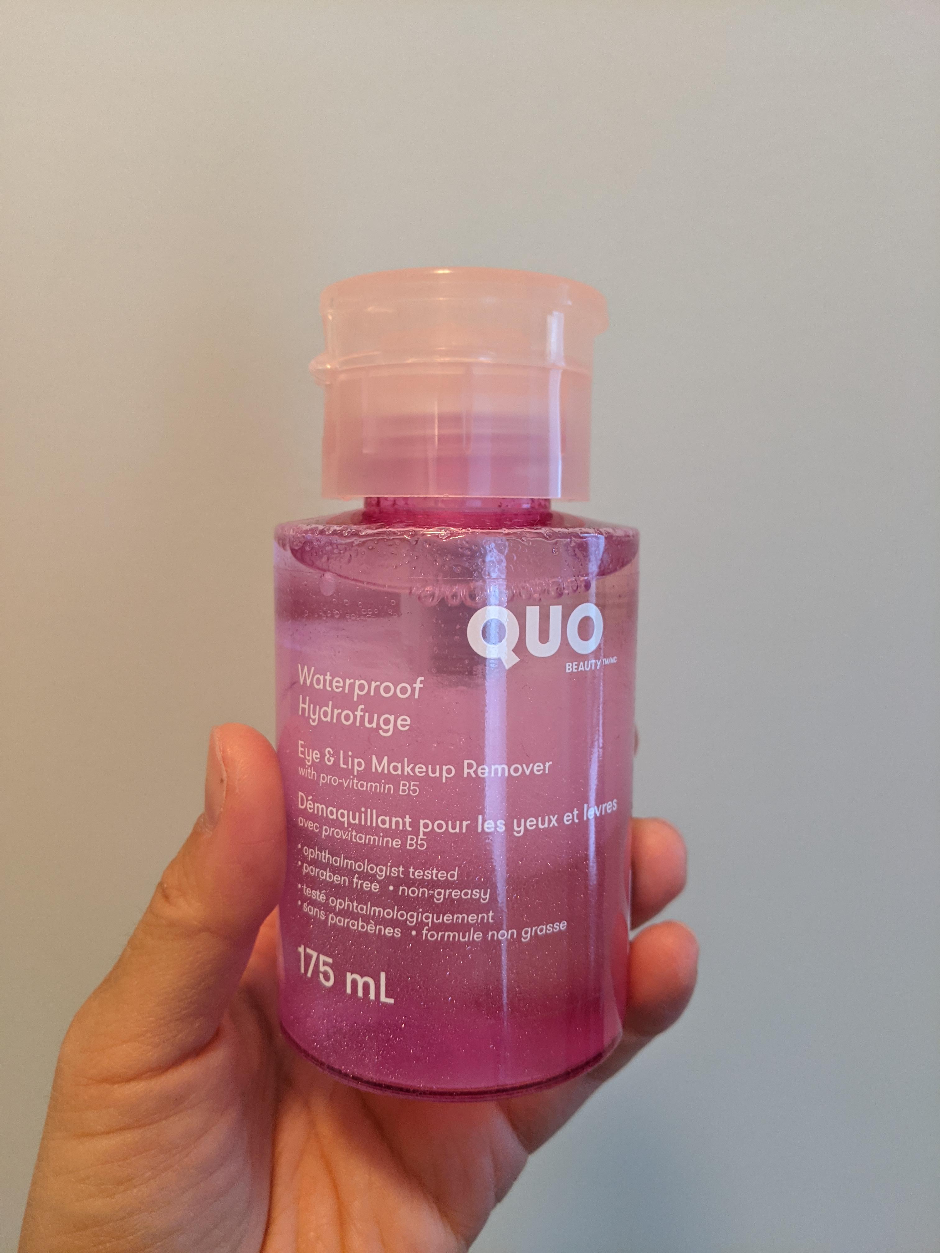Quo Waterproof Eye & Lip Makeup Remover don't bother with it (mini