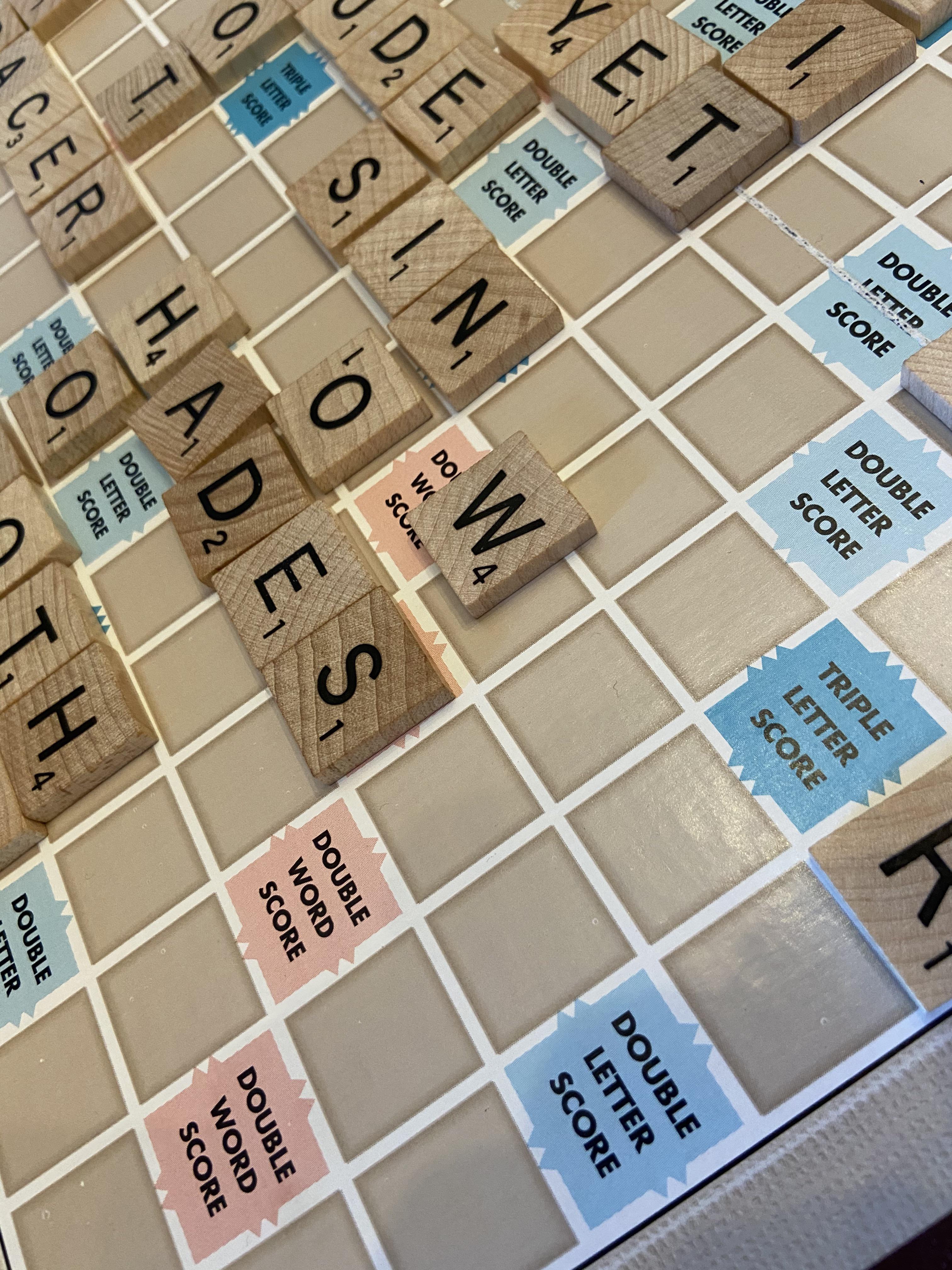 With only playing one tile (the W) I got 2 words, both double word