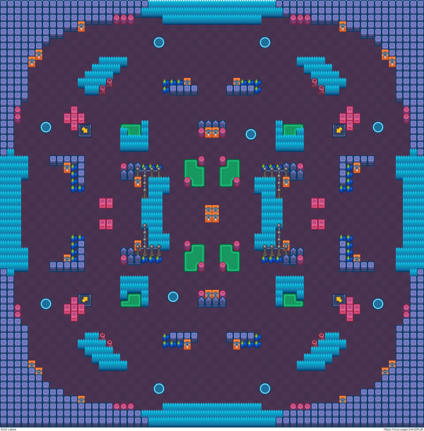 (Map Idea) Acid Lakes r/Brawlstarsmaps